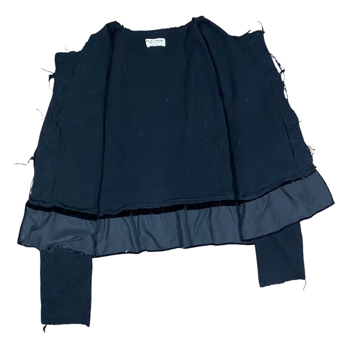 Comme des Garcons COMME Des GARCONS Wool Button Blouse Shirt Size XS / US 0-2 / IT 36-38 - 10 Thumbnail