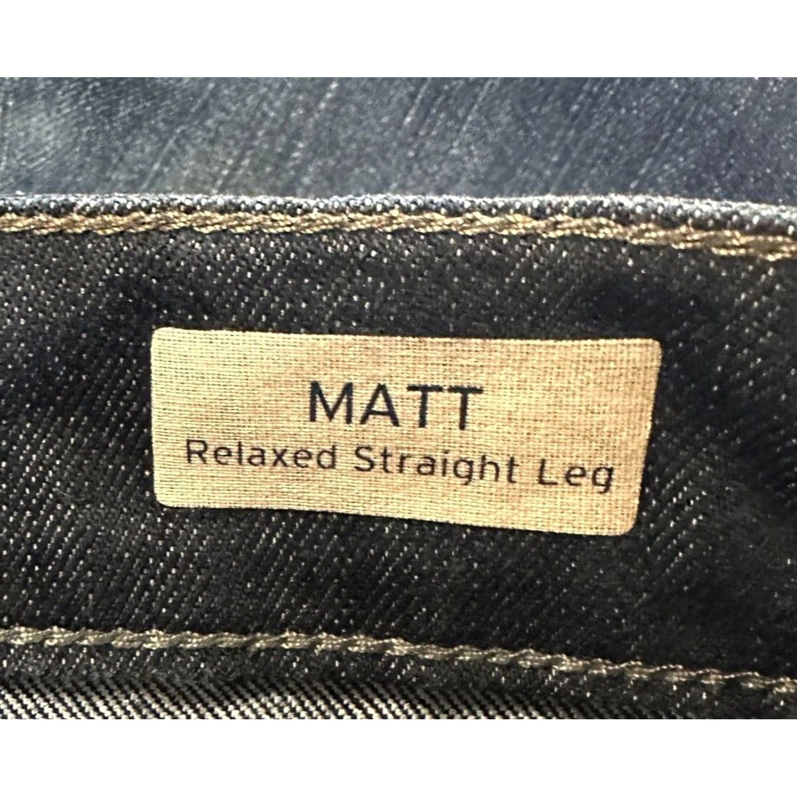 Mavi Mavi Matt Jeans Mens 29X32 Blue Distressed Relaxed Straight Denim NEW Size US 29 - 6 Thumbnail