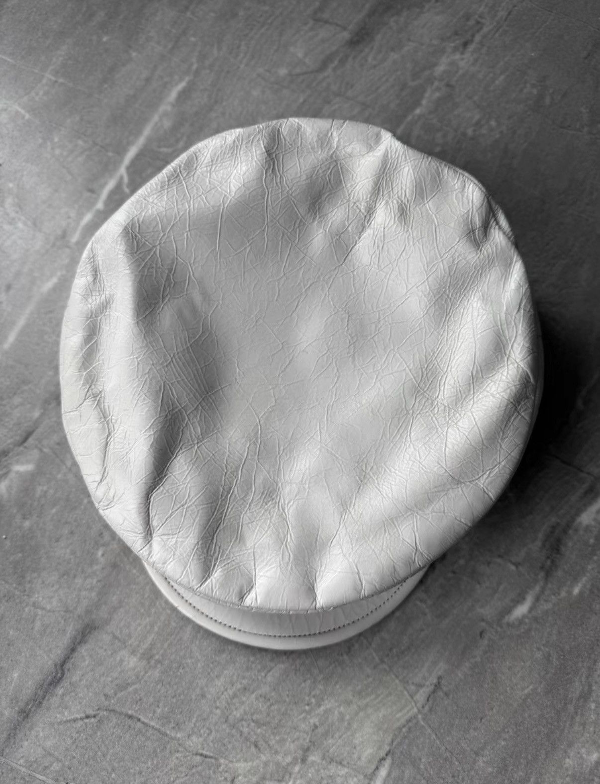 Chrome Hearts Chrome Hearts Bella Hadid Leather Captian hat Size ONE SIZE - 4 Thumbnail