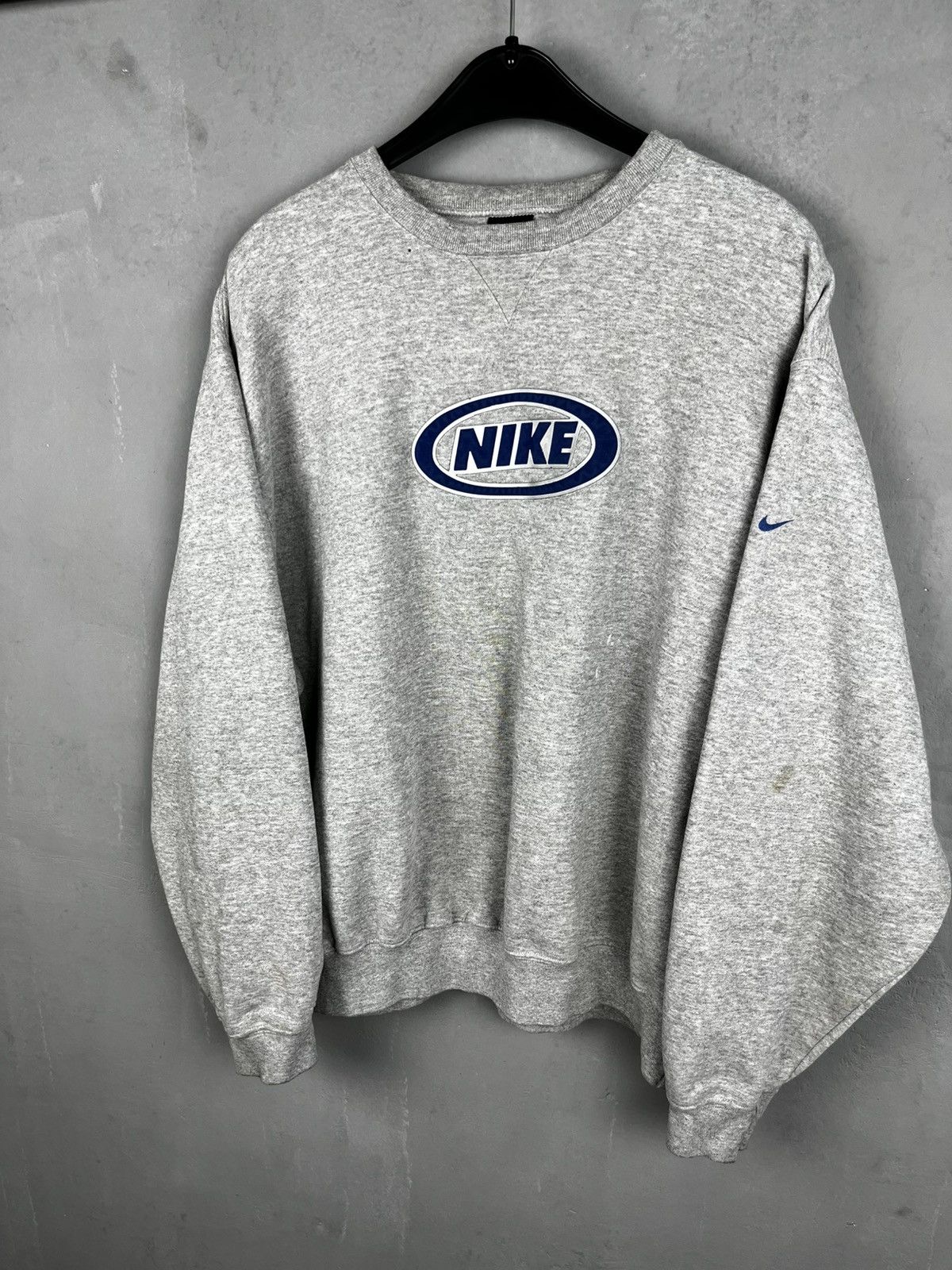 Nike Nike vintage big logo sweatshirt 90s Size US L / EU 52-54 / 3 - 5 Thumbnail