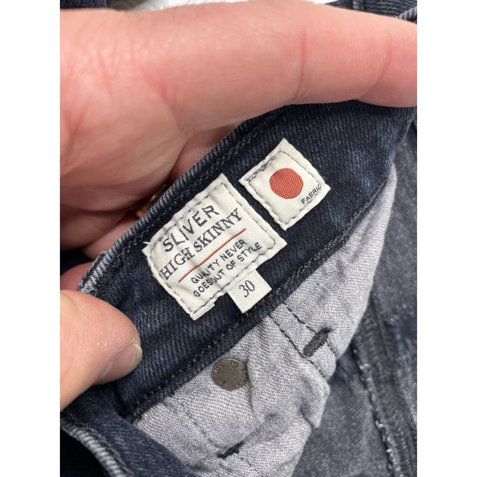 Levi's LEVI'S MADE & CRAFTED Skinny Jeans ZIPPER High Rise Blue Women's 30 Size 30" / US 8 / IT 44 - 4 Thumbnail