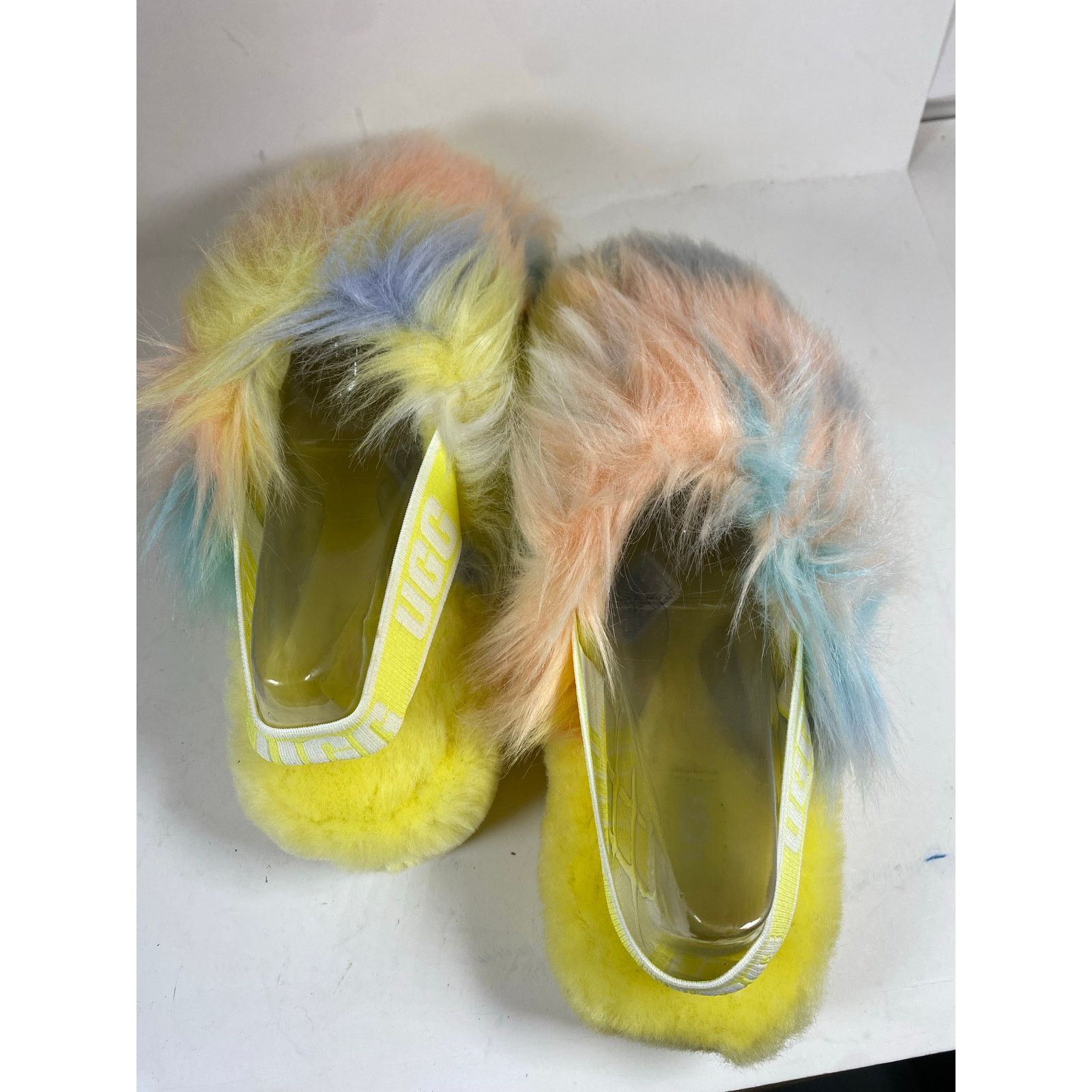 Ugg UGG Fluff Yeah Slides Yellow 9W NEW Size US 9 / IT 39 - 5 Thumbnail