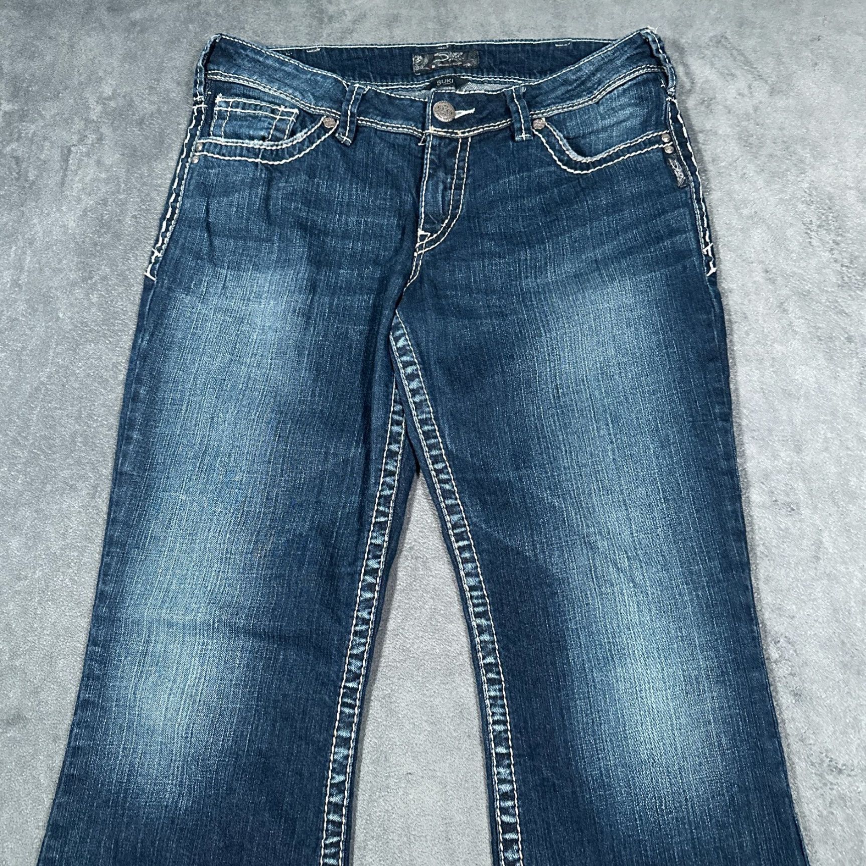 Silver Jeans Suki Slim Bootcut Women's Jeans 32x32 Dark Wash Blue