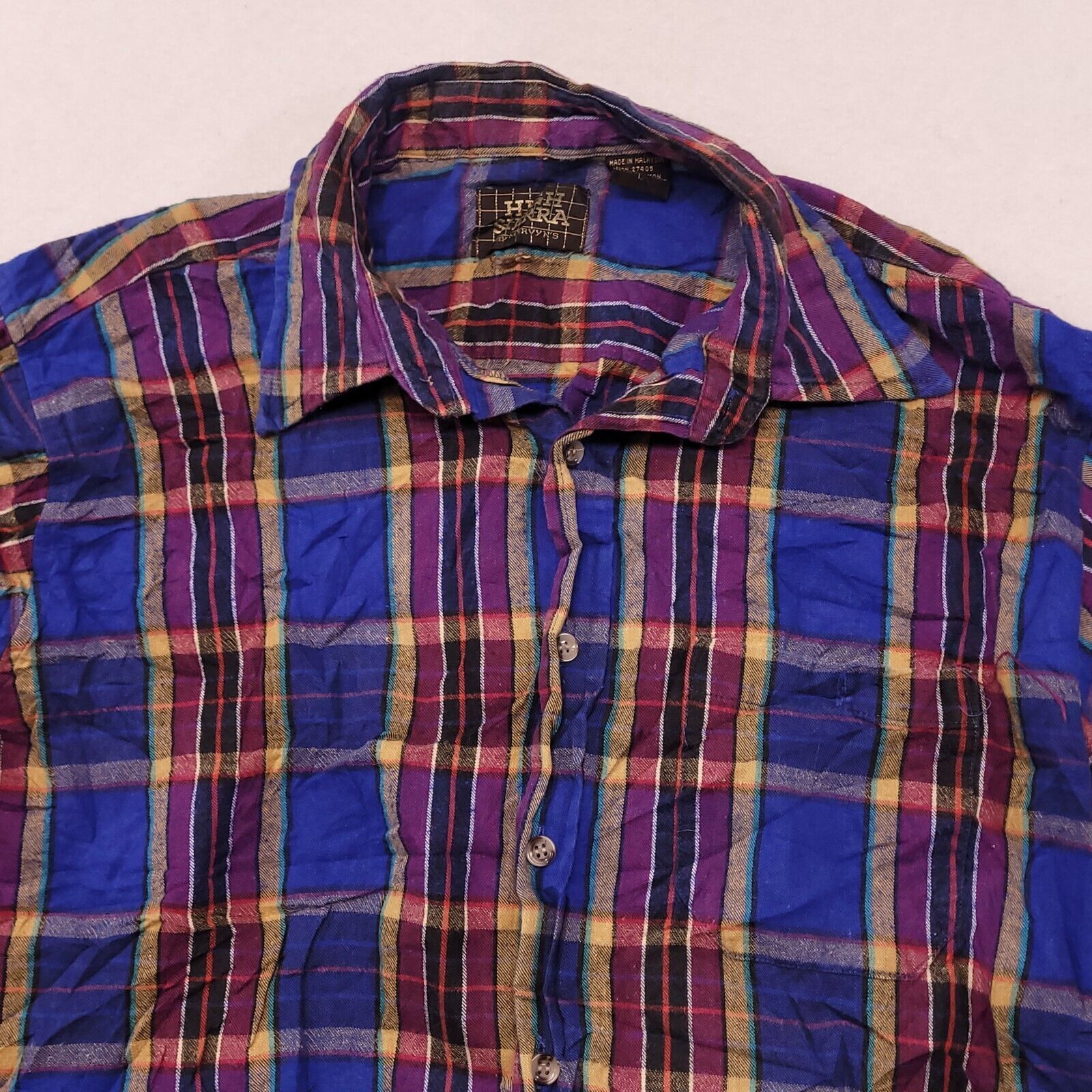High Sierra High Sierra Tartan Flannel Shirt Mens Size L Blue Red Yellow Size US L / EU 52-54 / 3 - 1 Thumbnail