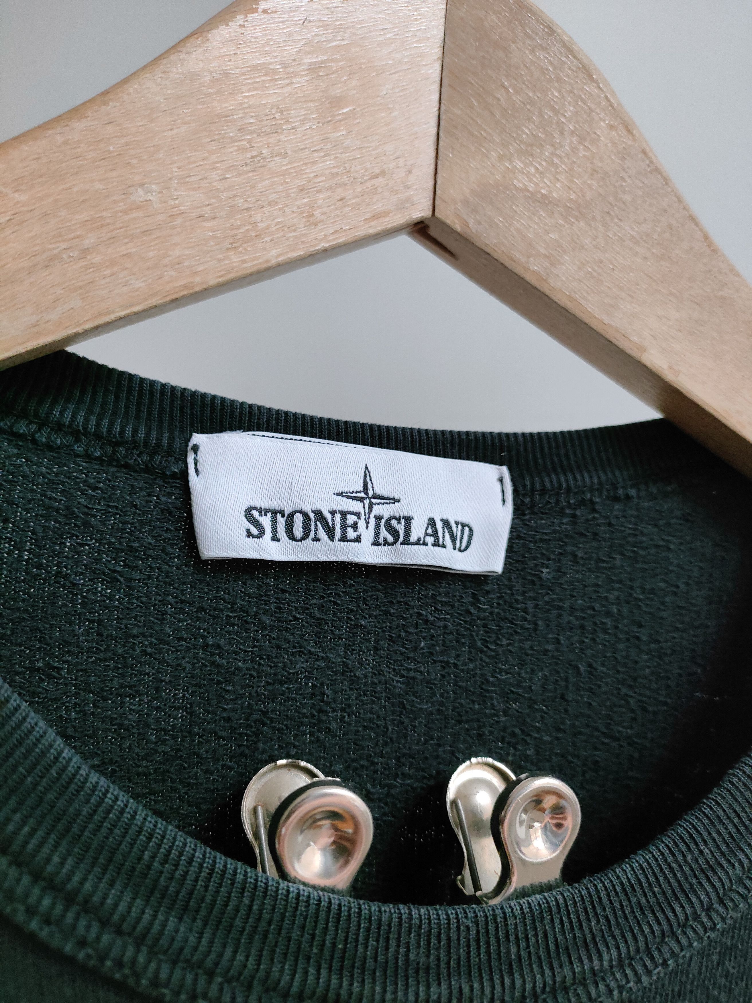 Stone Island Stone Island Black Crewneck with Chest Pocket Size US M / EU 48-50 / 2 - 5 Thumbnail