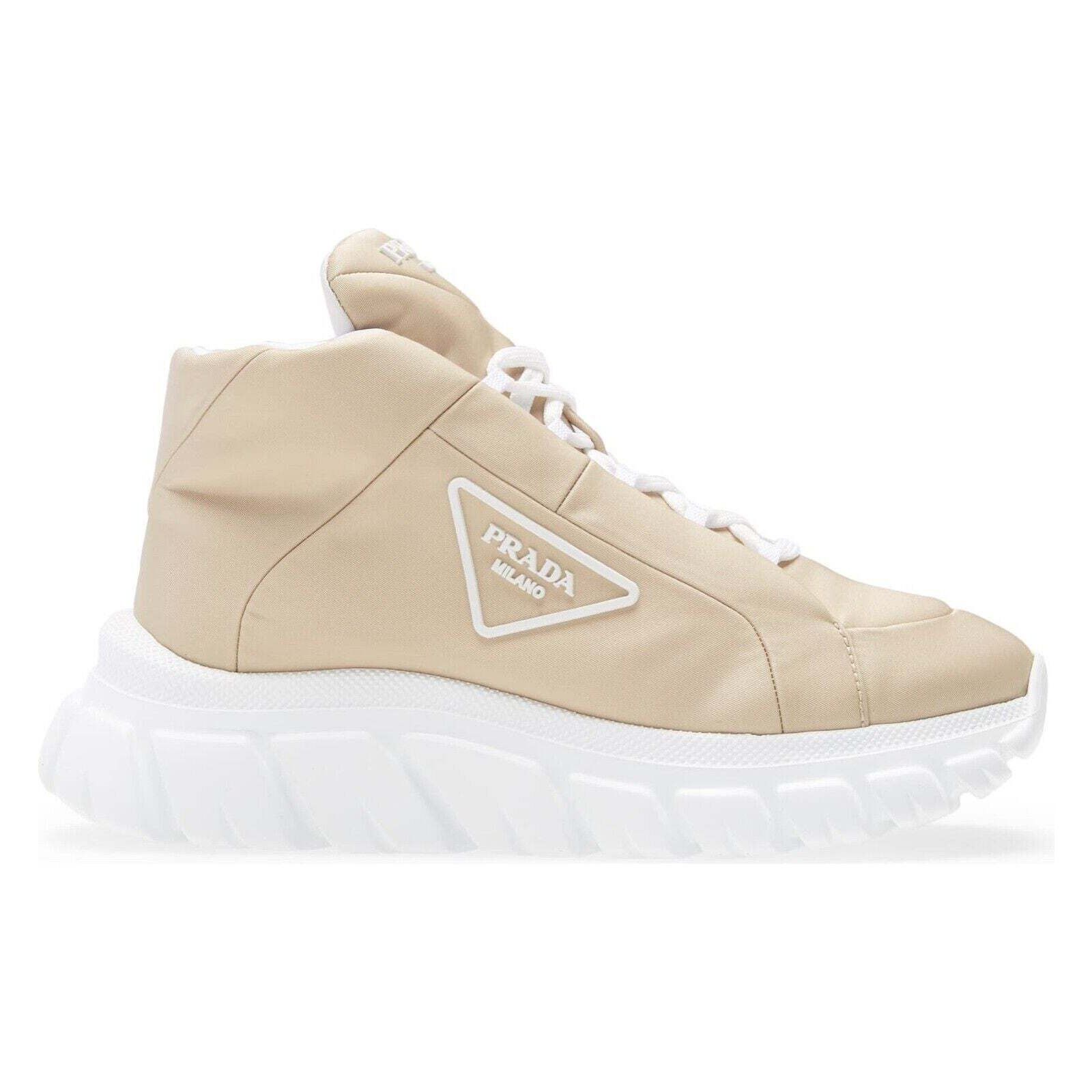 Rush Piuma Nylon Platform Flat High Top Trainer Sneaker 40