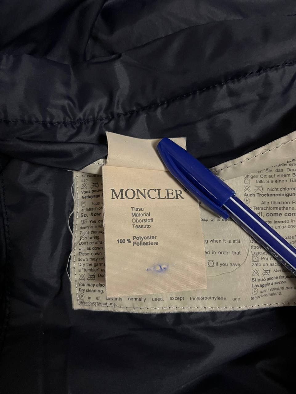 Moncler Moncler Grenoble Down Jacket Navy Vintage Size US M / EU 48-50 / 2 - 12 Thumbnail