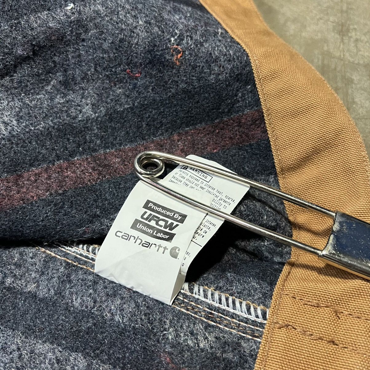 Carhartt Vintage Carhartt Detroit Jacket J001 BRN Interstellar USA Size US XL / EU 56 / 4 - 11 Thumbnail
