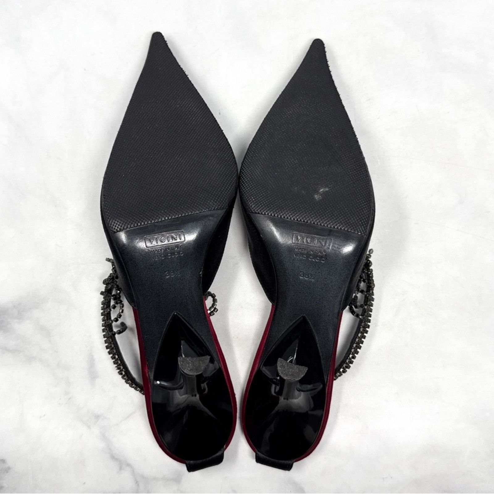 Giuseppe Zanotti Giuseppe Zanotti Vicini Vintage Gothic Pointed Toe Mule Heel Size US 8 / IT 38 - 13 Thumbnail