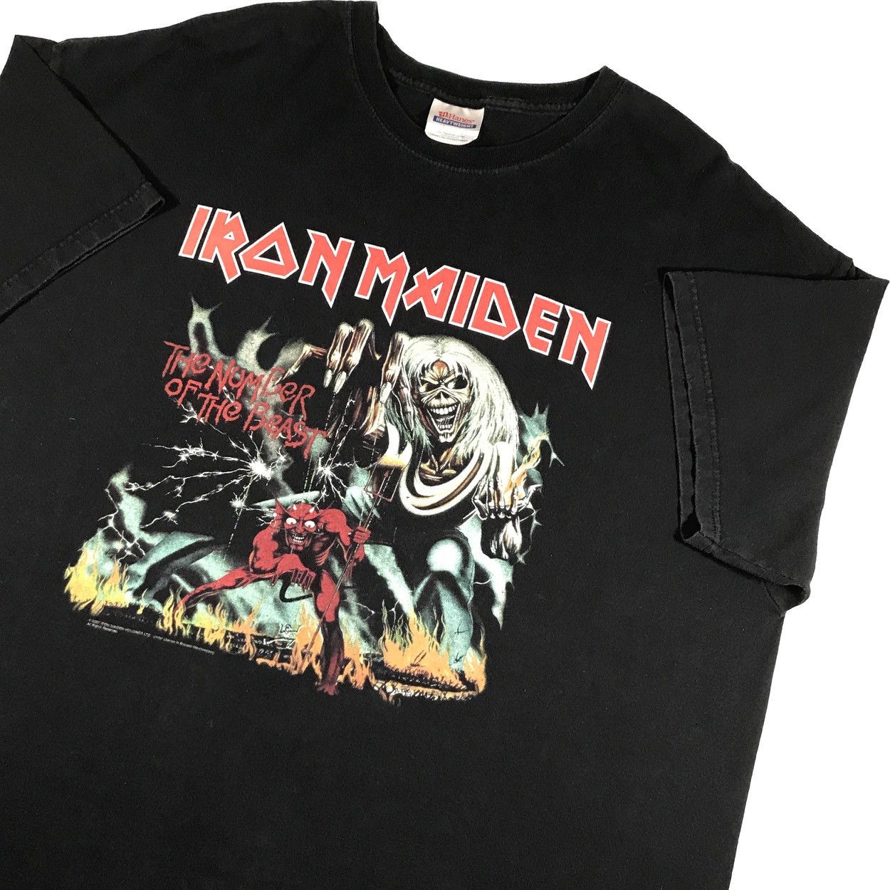 Band Tees × Hanes × Vintage Iron maiden number of the beast 2007 band t shirt Size US XXL / EU 58 / 5 - 1 Thumbnail