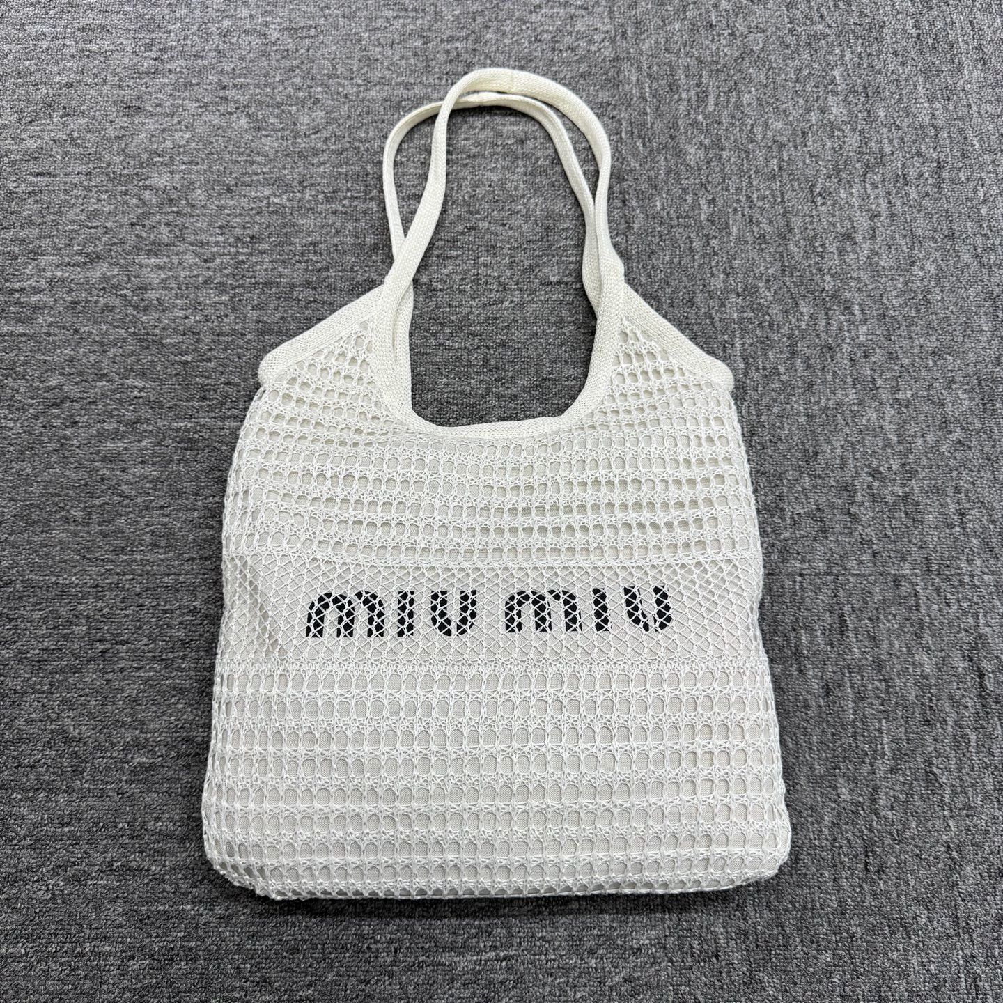 Miu Miu MIU MIU Women's Woven Tote Bag 34*33cm New Size ONE SIZE - 2 Thumbnail