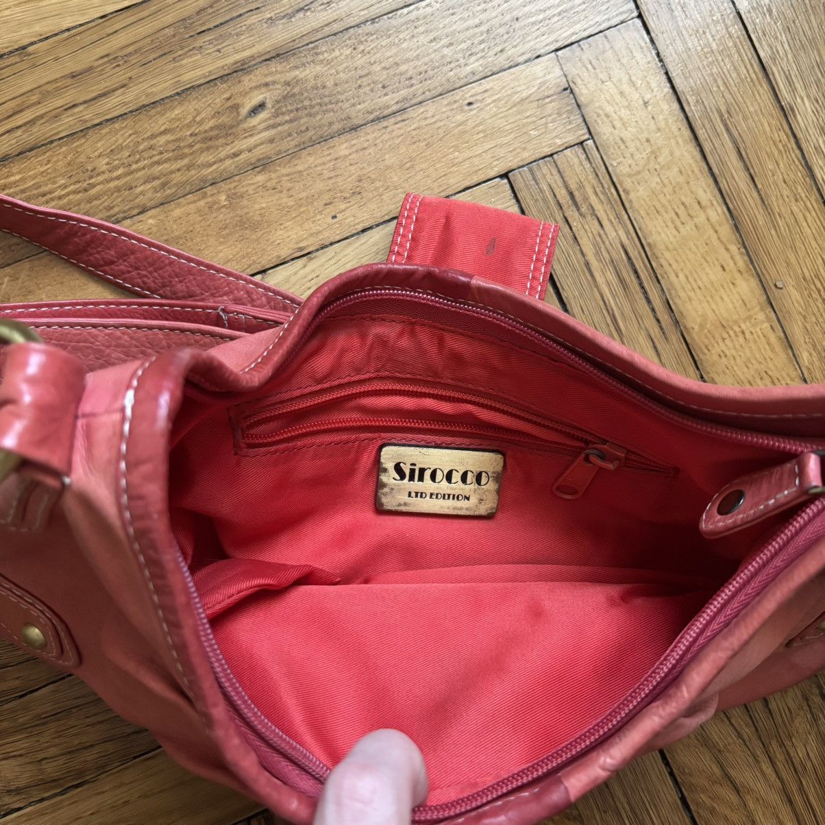 Hysteric Glamour × Le Grande Bleu (L.G.B.) Vintage Pink Tribal Sirocco Balenciaga Style Leather Bags Size ONE SIZE - 4 Thumbnail