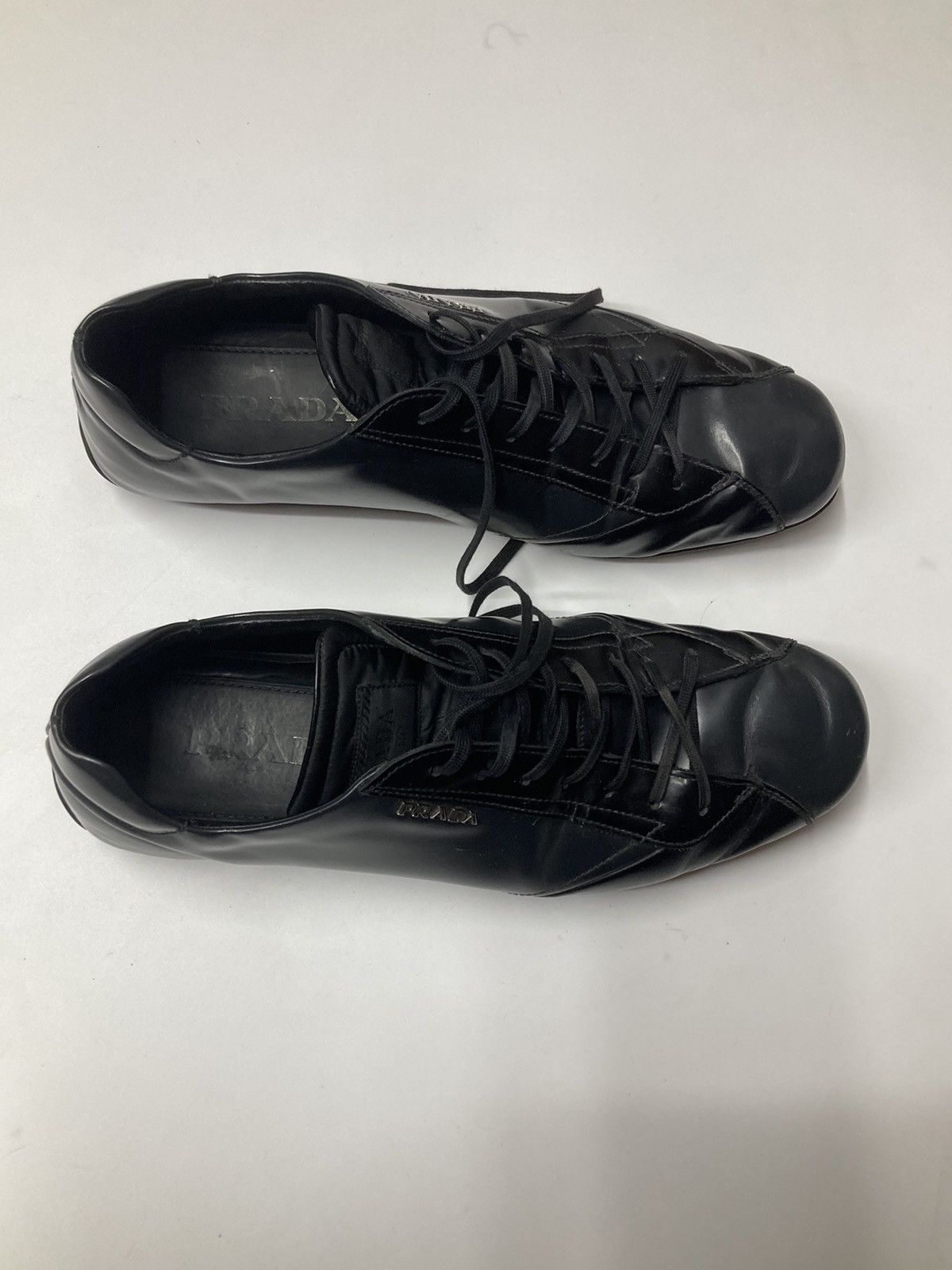 Prada Vintage Avant Garde Prada leather trainers Size US 7.5 / EU 40-41 - 2 Thumbnail
