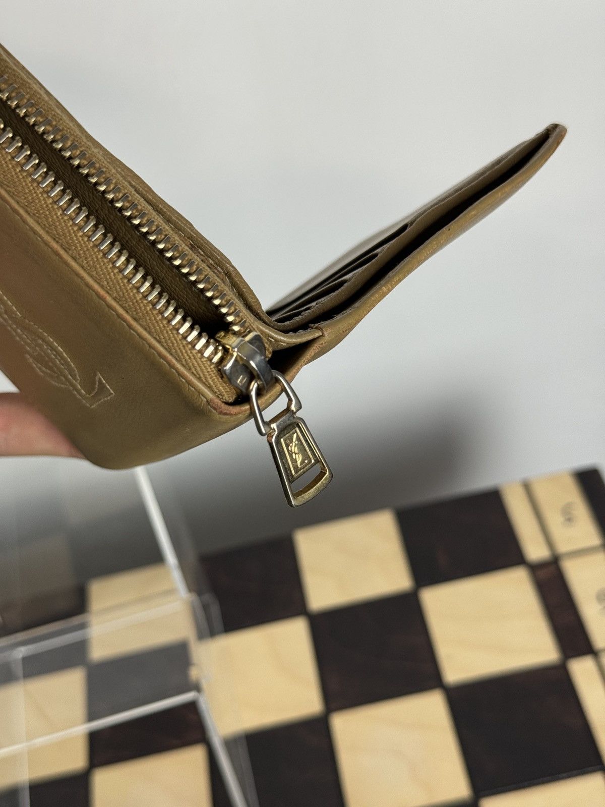 Yves Saint Laurent Rare leather wallet Yves Saint Laurent original luxury item Size ONE SIZE - 7 Thumbnail