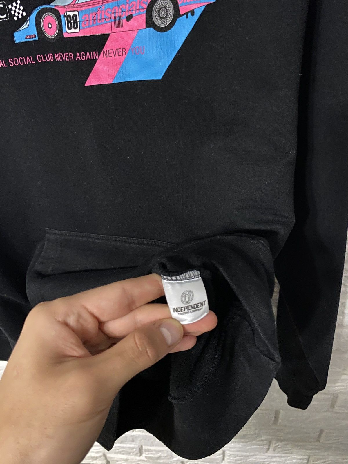 Anti Social Social Club Anti Social Social Club ASSC Pinto Black Hoodie Pullover Size US M / EU 48-50 / 2 - 6 Thumbnail