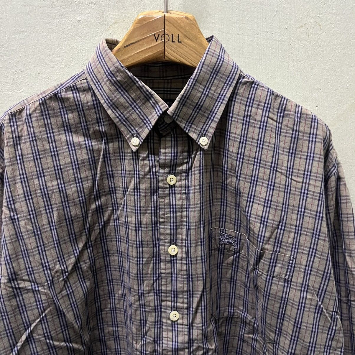Burberry Rare Faded Burberry Nova Check Longsleeve Shirt Size US XL / EU 56 / 4 - 6 Thumbnail