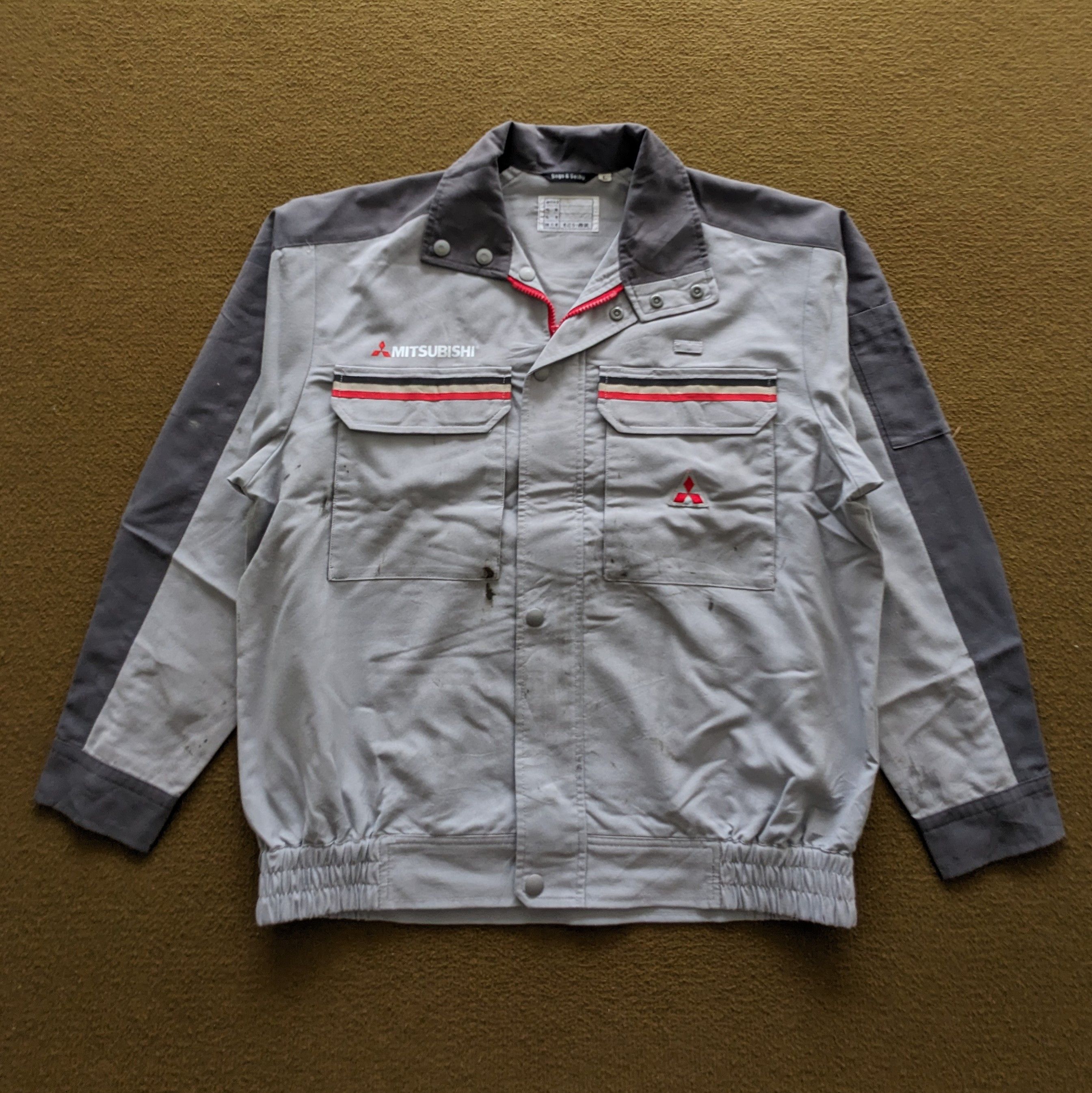 Vintage Vintage MITSUBISHI RALLI ART Japanese Racing Custom Jacket Size US L / EU 52-54 / 3 - 3 Thumbnail