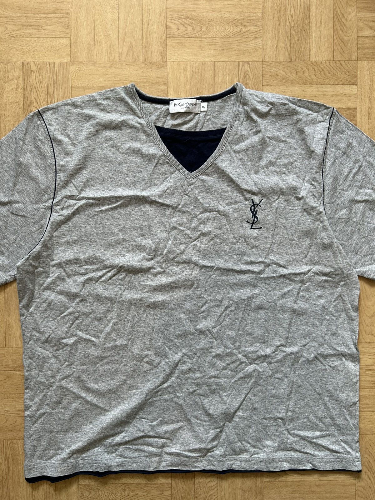 Yves Saint Laurent YSL YVES SAINT LAURENT VINTAGE SHORT SLEEVE T-SHIRT SIZE XXL Size US XXL / EU 58 / 5 - 3 Thumbnail