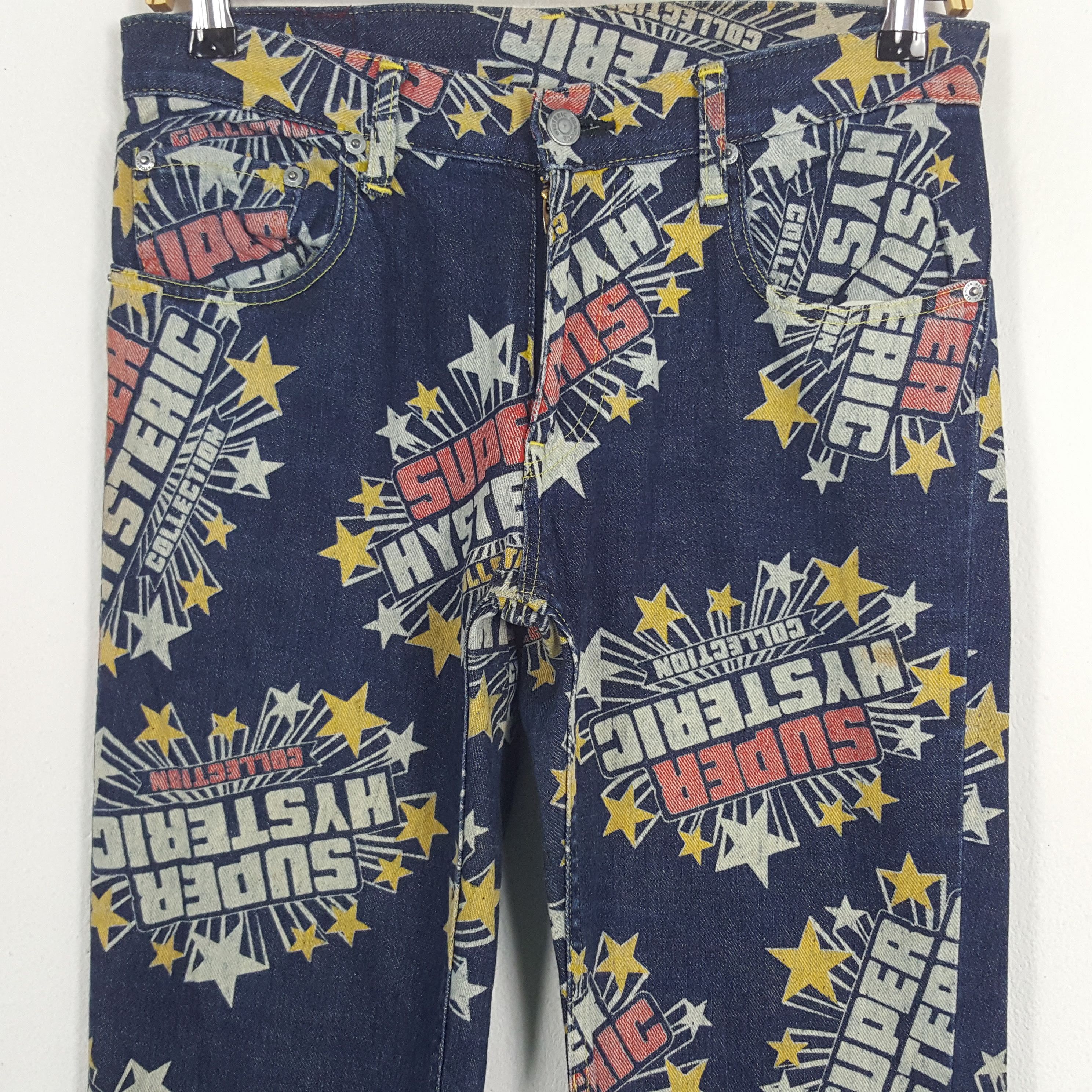 Hysteric Glamour Vintage Hysteric Glamour Japanese Brand Overprint Denim Jean Size US 29 - 2 Thumbnail