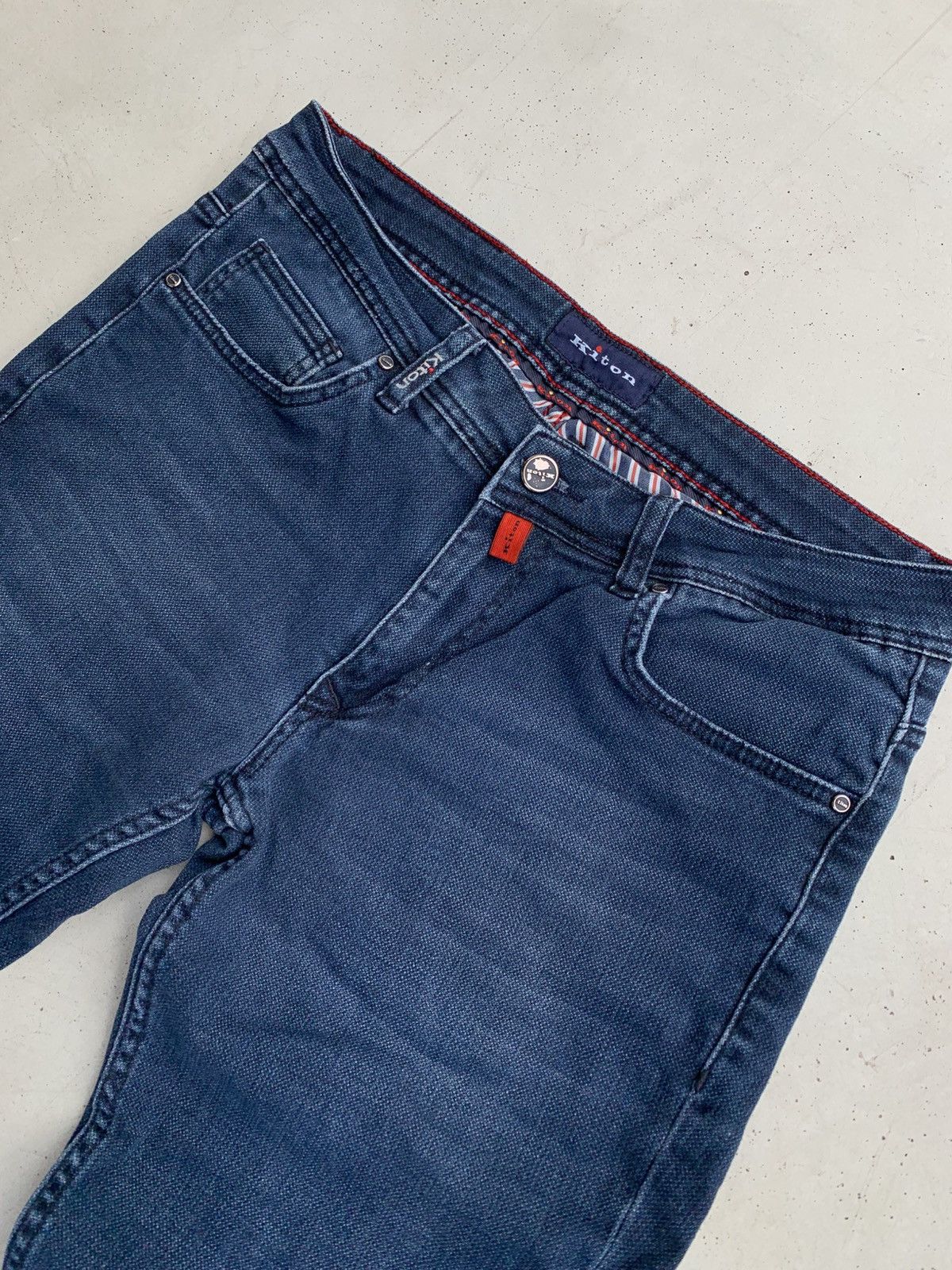 Kiton Jeans Vintage Old Money Style Luxury Denim Italy