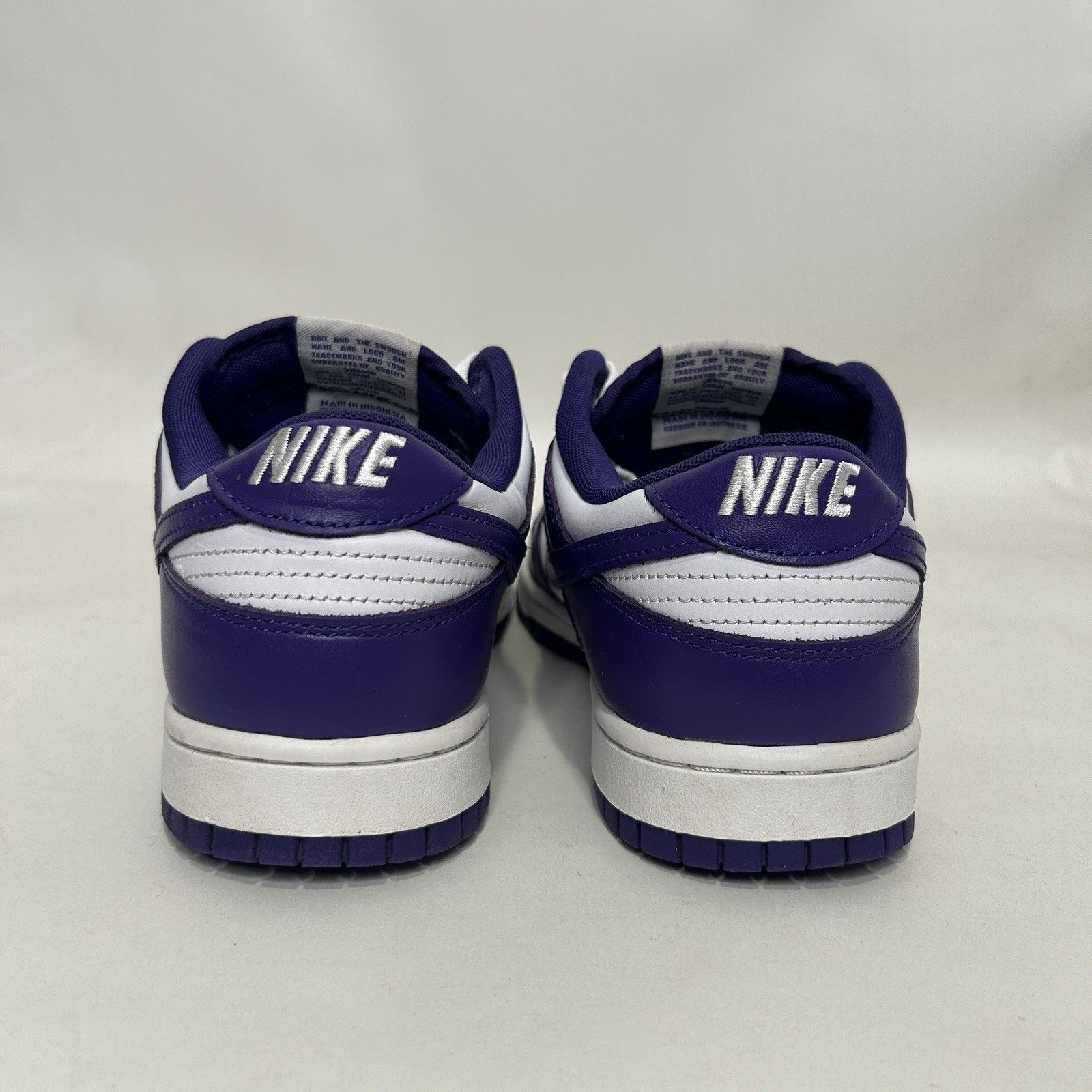 Nike Nike Dunk Low Retro “Championship Court Purple White” Size US 11 / EU 44 - 5 Thumbnail