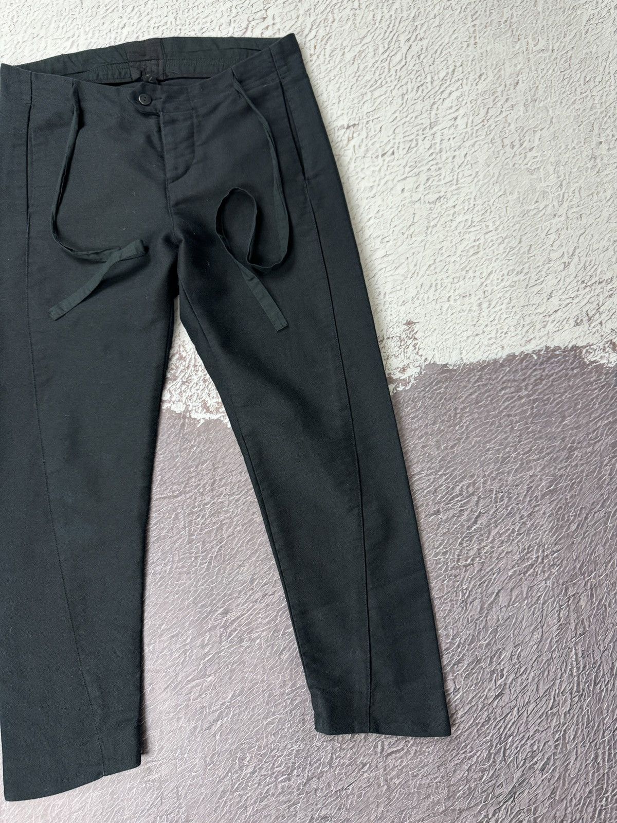 Other Umasan Avant Garde black asymmetric big pocket pants Size 26" / US 2 / IT 38 - 5 Thumbnail