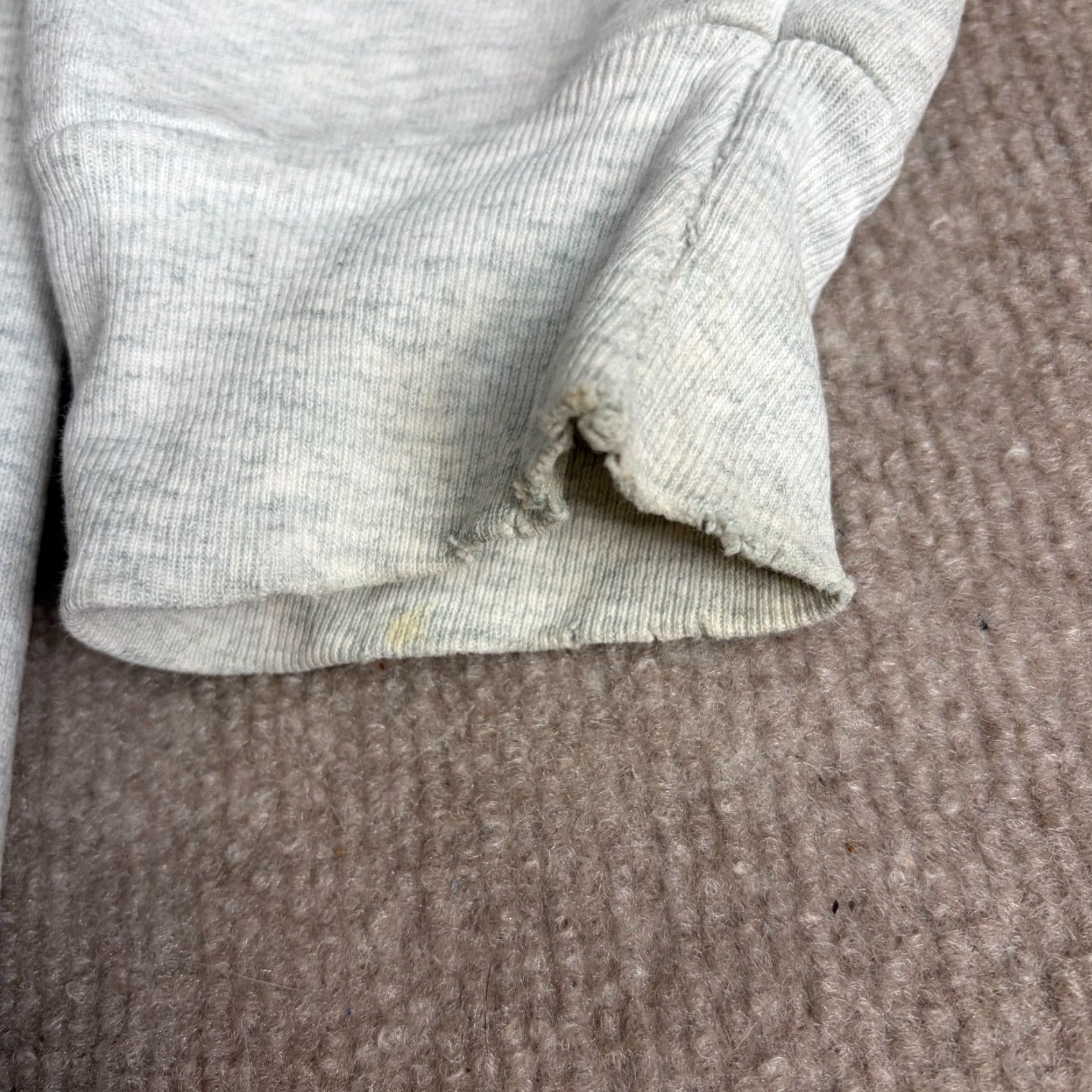 Vintage VINTAGE Rutgers University Sweater XL Gray American Vintage Sweatshirt Men Long Sleeve Crew Neck Pullover Size US XL / EU 56 / 4 - 4 Thumbnail