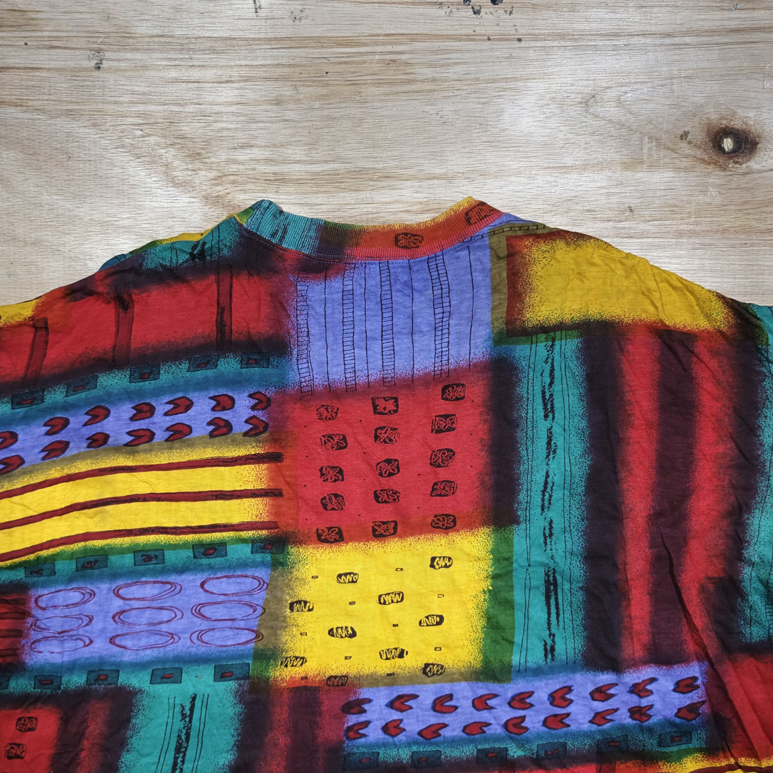 Vintage 90's MAHILA COLLECTIONS Abstract Pattern Aesthetic Size US XL / EU 56 / 4 - 8 Thumbnail