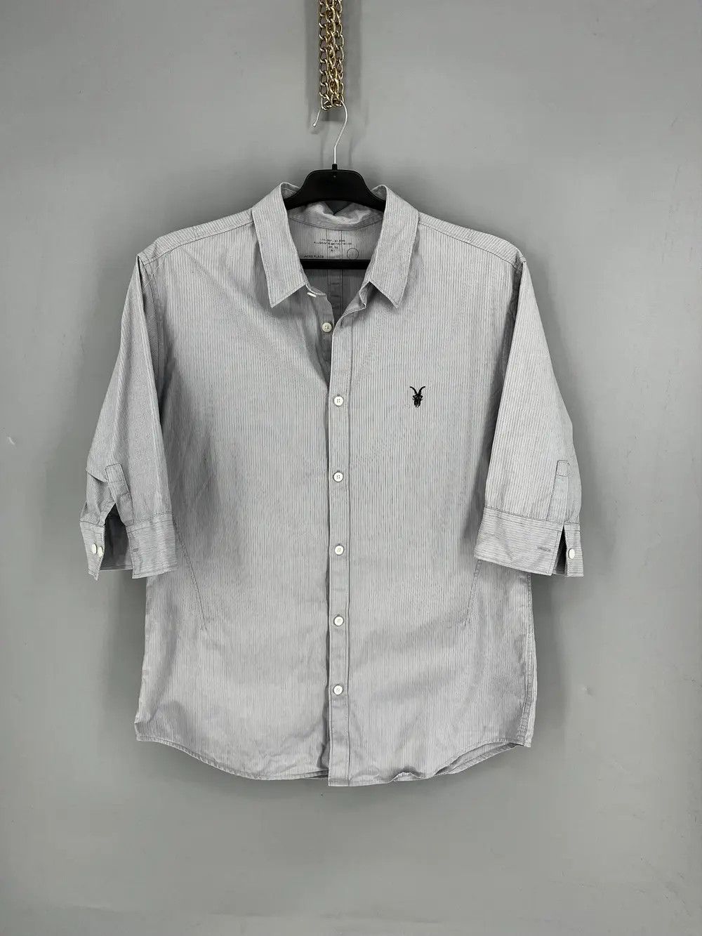 Allsaints Allsaints Shirts Button Up Streetwear Y2k Style Size L Size US L / EU 52-54 / 3 - 1 Thumbnail