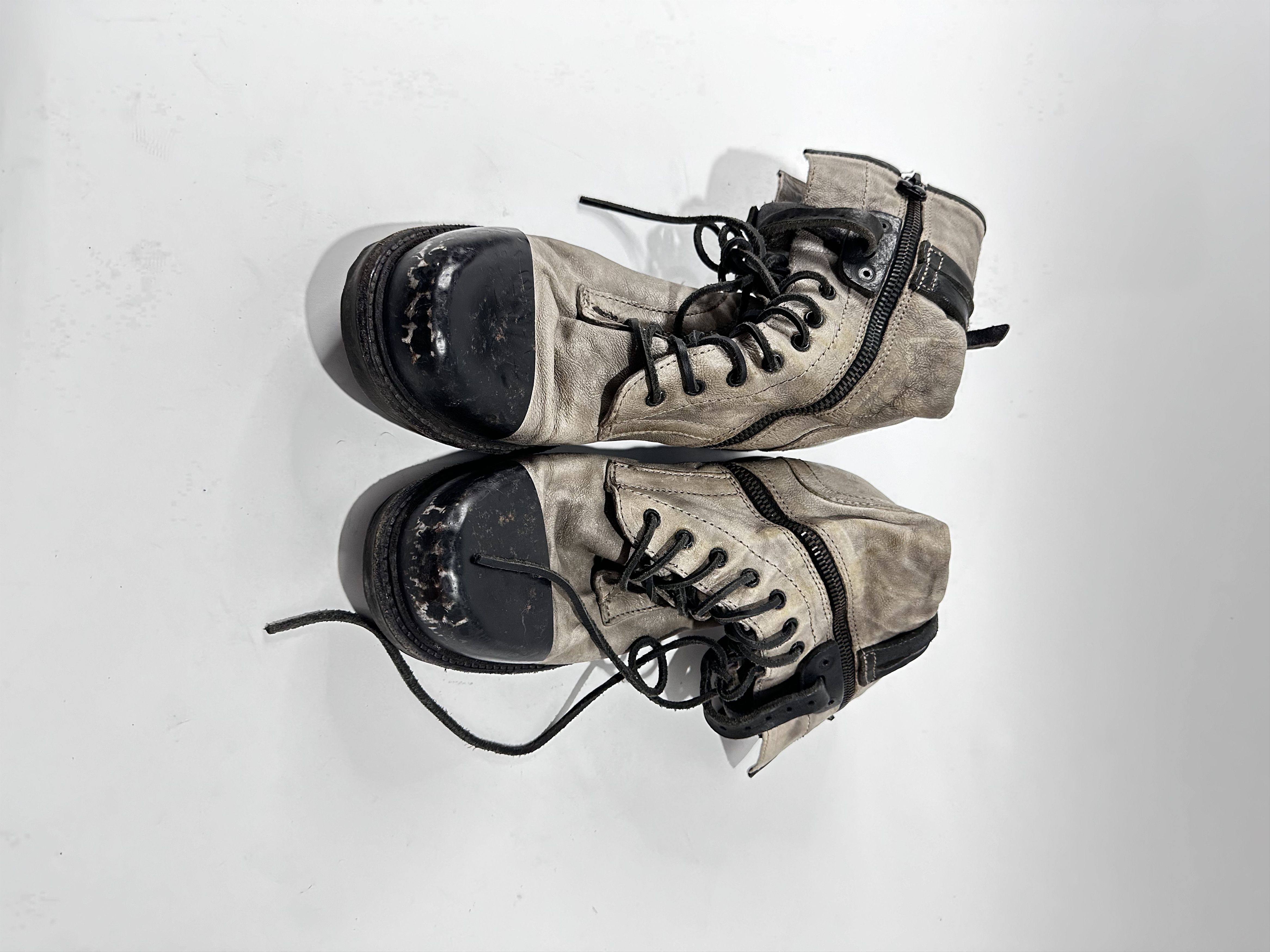 A.S.98 A.S.98 Leather Zipped Metal Toe Cap Boots. Size US 6 / EU 39 - 2 Thumbnail