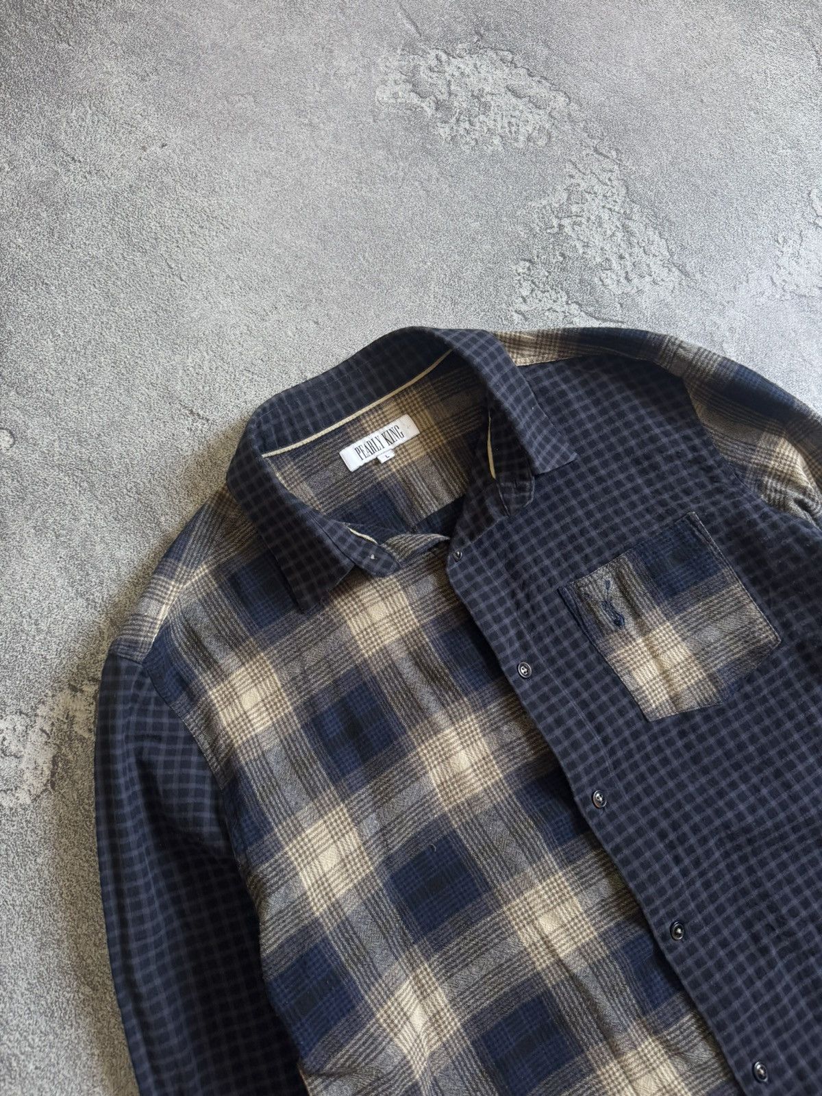 Flannel Pearly King flannel shirt button up long sleeve vintage 00s Size US M / EU 48-50 / 2 - 2 Thumbnail