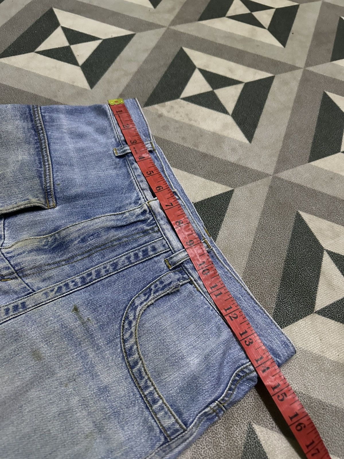 Tsumori Chisato Vintage Tsumori Chisato Issey Miyake denim pachwork skirt Size 28" / US 6 / IT 42 - 11 Thumbnail