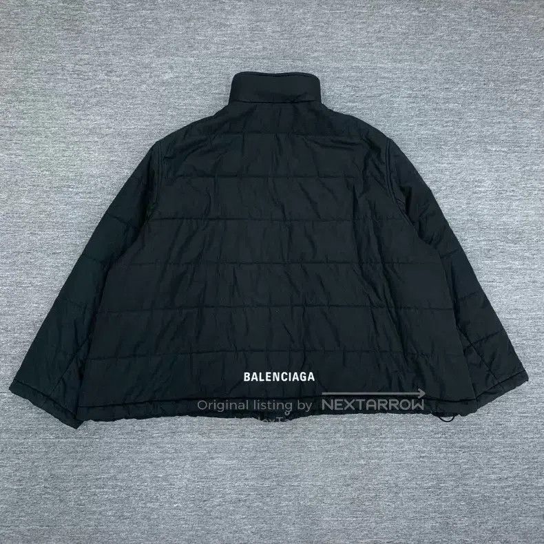 Balenciaga Balenciaga Black Back Logo Cotton Jacket Size US L / EU 52-54 / 3 - 2 Thumbnail