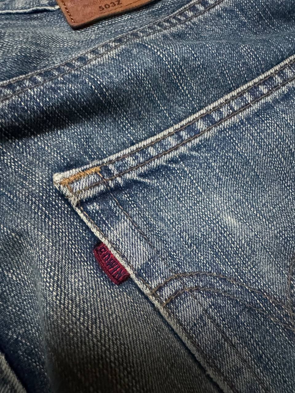 Edwin LOOSE Edwin 503 Rebel Insane Rusty Mudwash Distressed Jeans Size US 29 - 19 Thumbnail