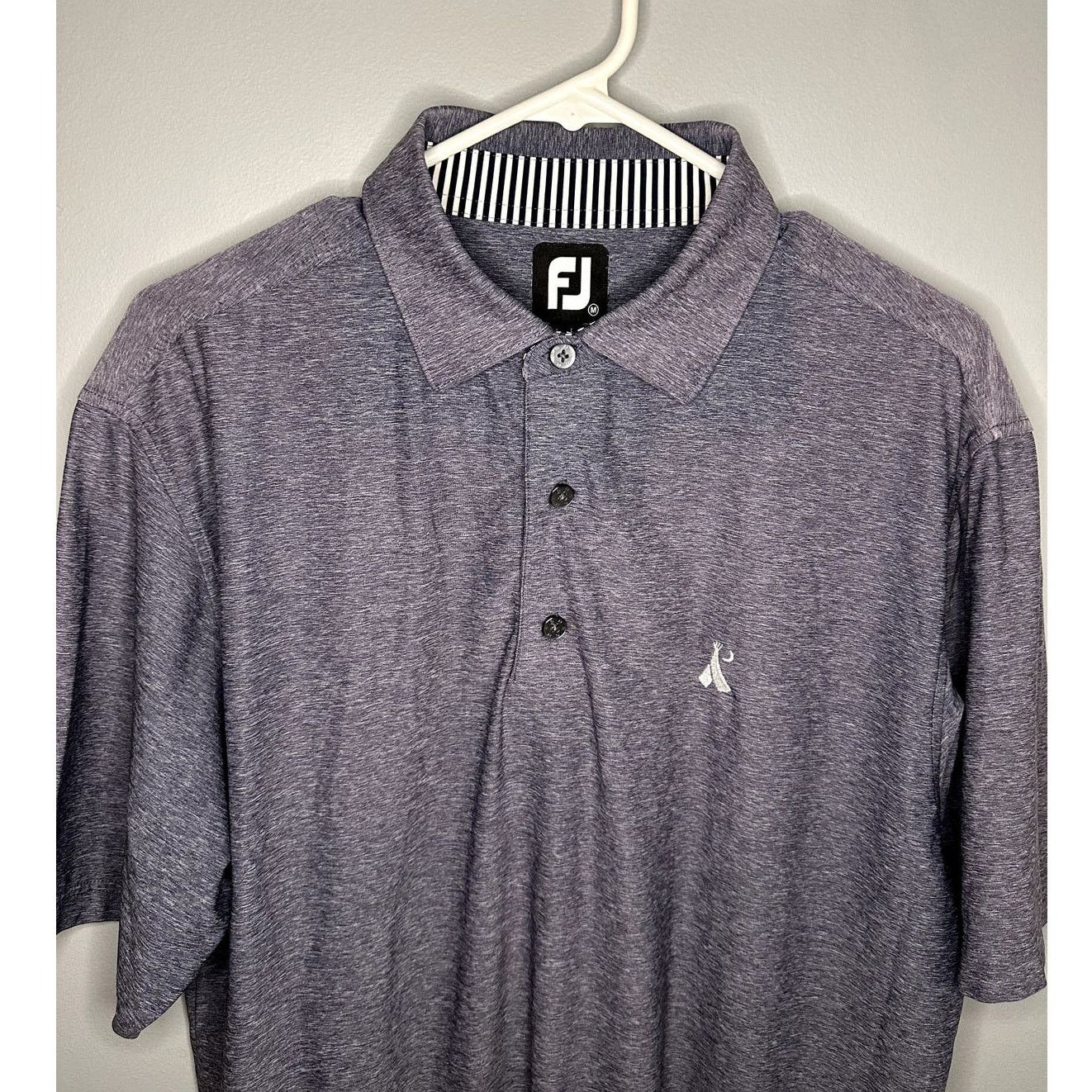 Footjoy Footjoy Short Sleeve Golf Polo Shirt Heathered Gray Men's M Size US M / EU 48-50 / 2 - 4 Thumbnail