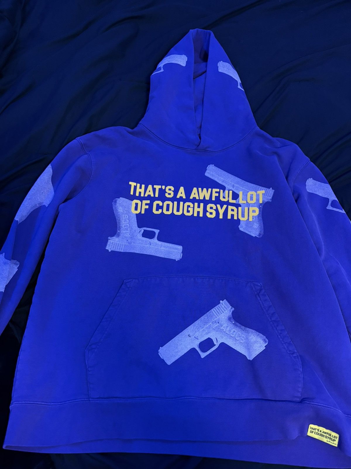 Awful Lot of Cough Syrup Awful lot of cough syrup purple glock hoodie Size US XL / EU 56 / 4 - 1 Thumbnail