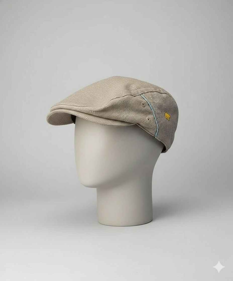 Golden Bear Golden Bear Japan Canvas Hunting Flat Cap Size ONE SIZE - 1 Thumbnail