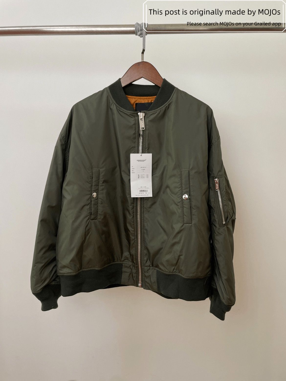 Undercover Sz 2 Undercover Ghost Hand Stitches Bomber Size US M / EU 48-50 / 2 - 2 Thumbnail