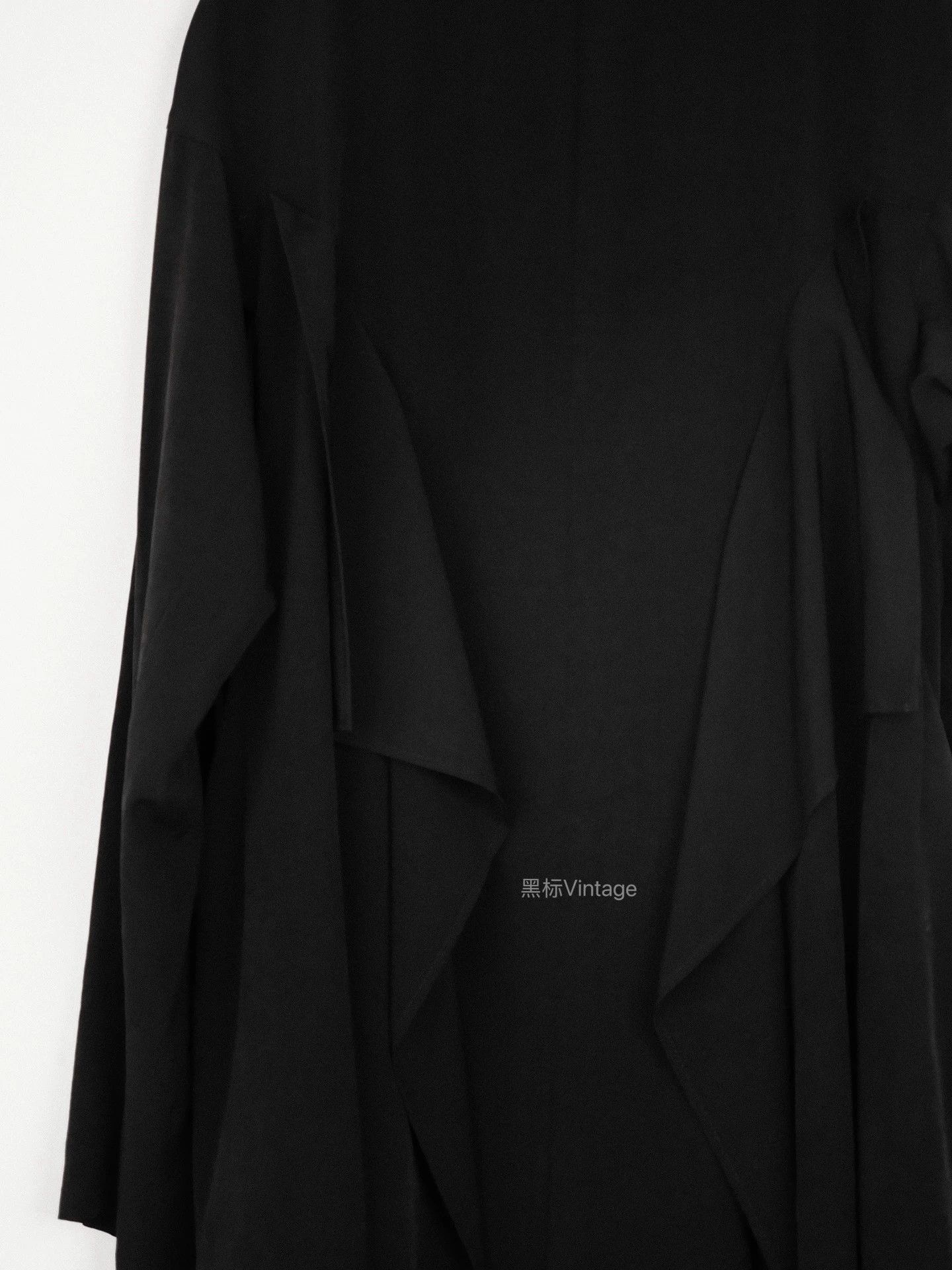 Yohji Yamamoto Yohji Yamamoto 19AW Vintage Collarless Winged Triacetate Dress Size S / US 4 / IT 40 - 3 Thumbnail