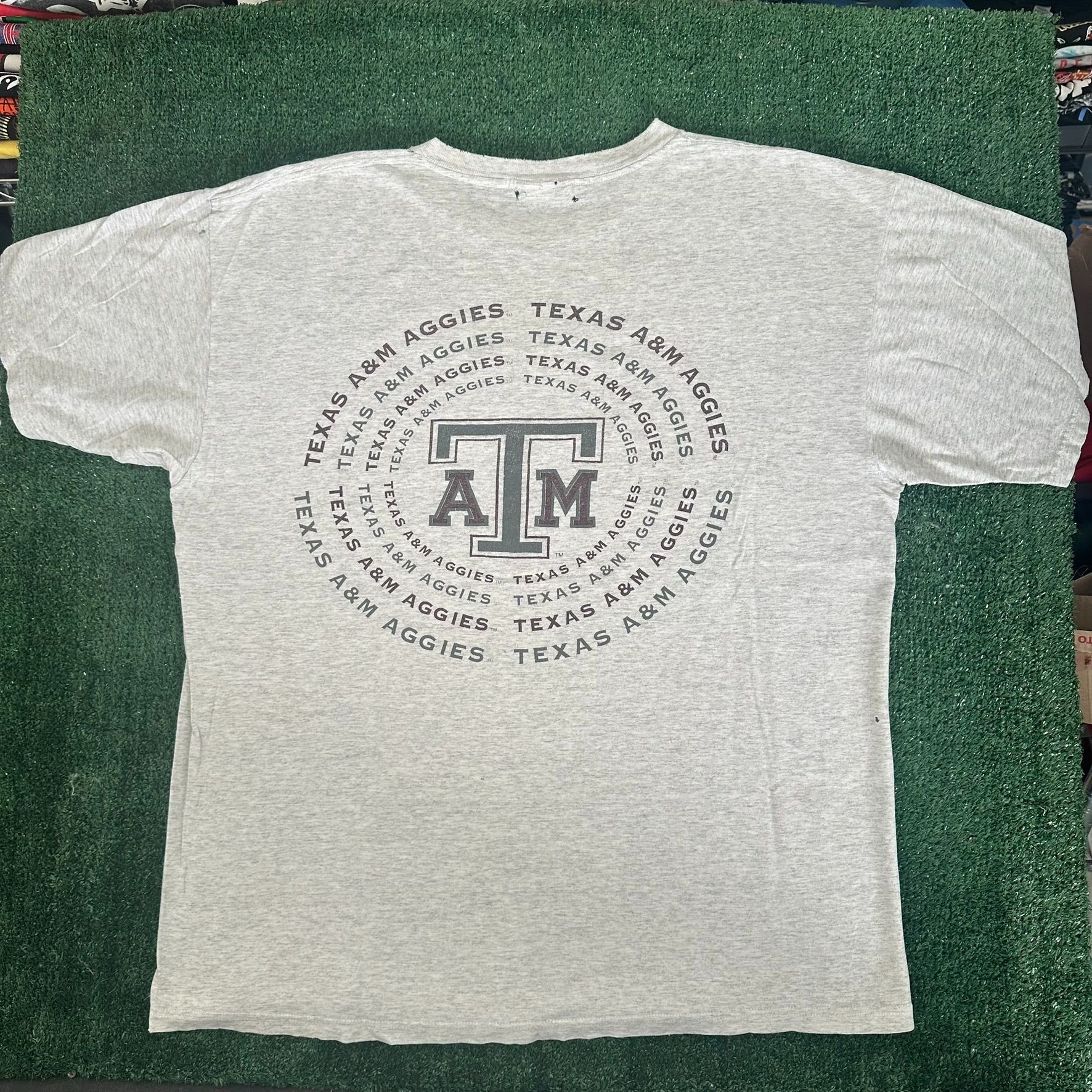 Jansport Vintage 90s Texas A&M Aggies T-Shirt Gray NCAA College Unive Size US XL / EU 56 / 4 - 1 Thumbnail