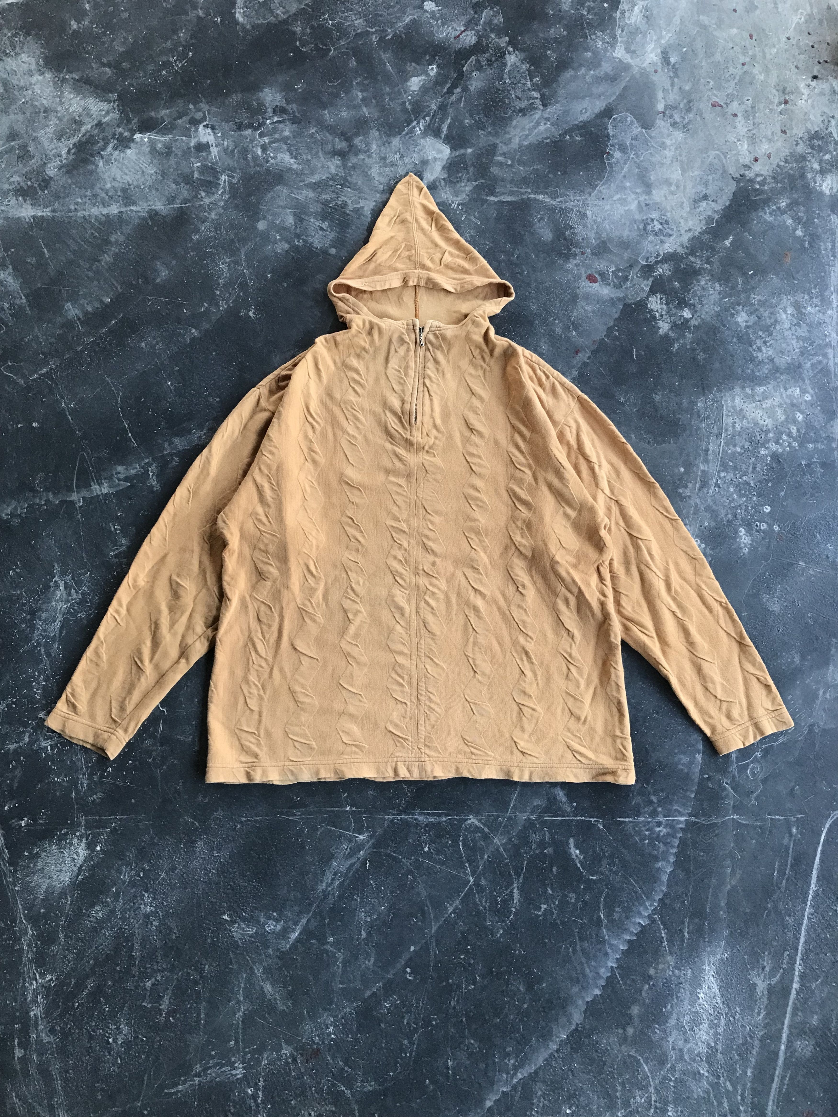 Hai Sporting Gear Embossed Wave Half-Zip Hoodie