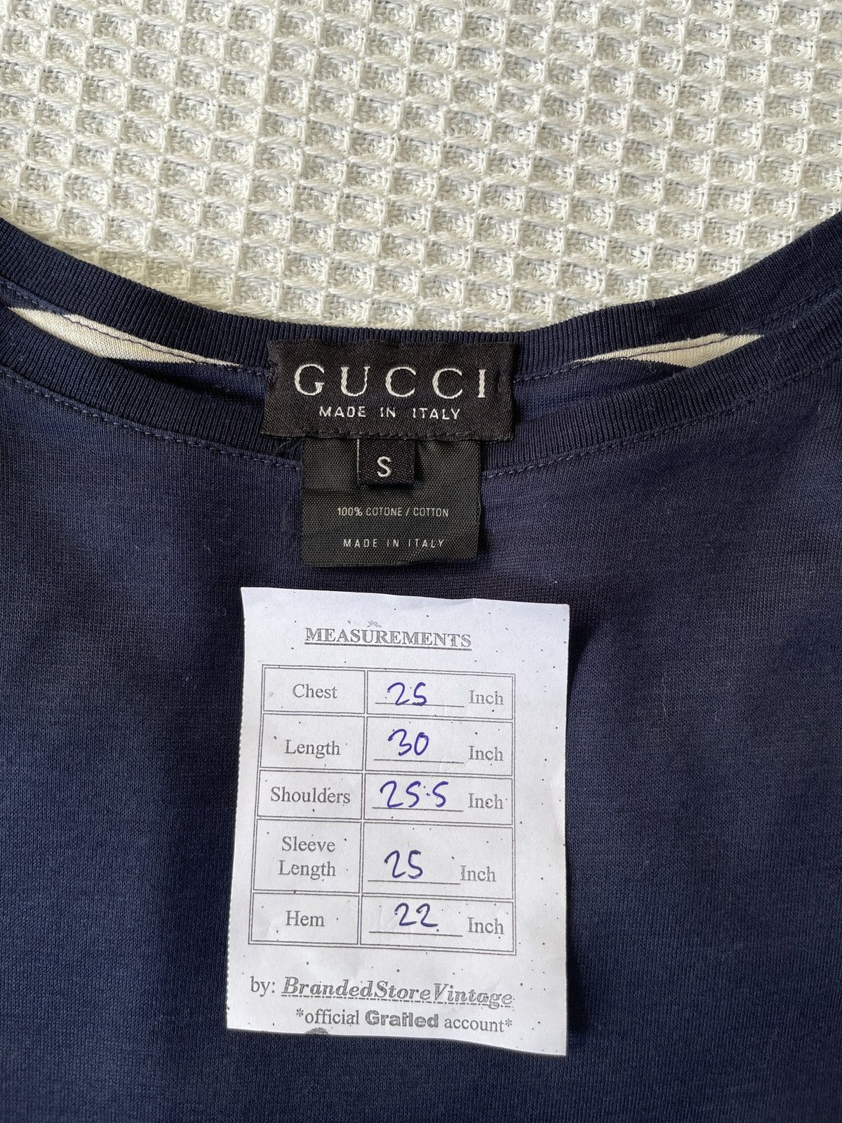 Gucci A/W’25🔥GUCCI🔥Embroidered Crest Logo 3Quartes Tshirt Size S / US 4 / IT 40 - 17 Thumbnail