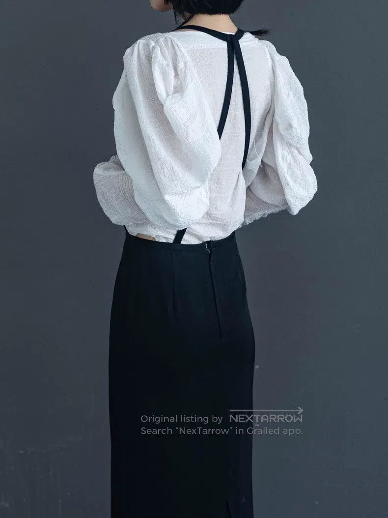 Comme des Garcons Comme Des Garcons Main Line Early Black Suspender Skirt Size S / US 4 / IT 40 - 6 Thumbnail