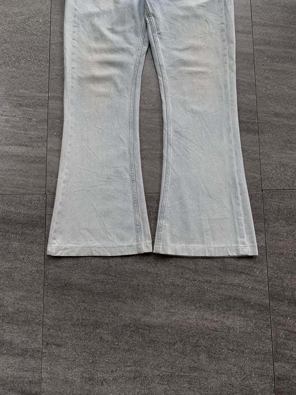 Maison Margiela FREE TAX! MM6 Flared Light Wash Denim Jeans Size US 29 - 4 Thumbnail