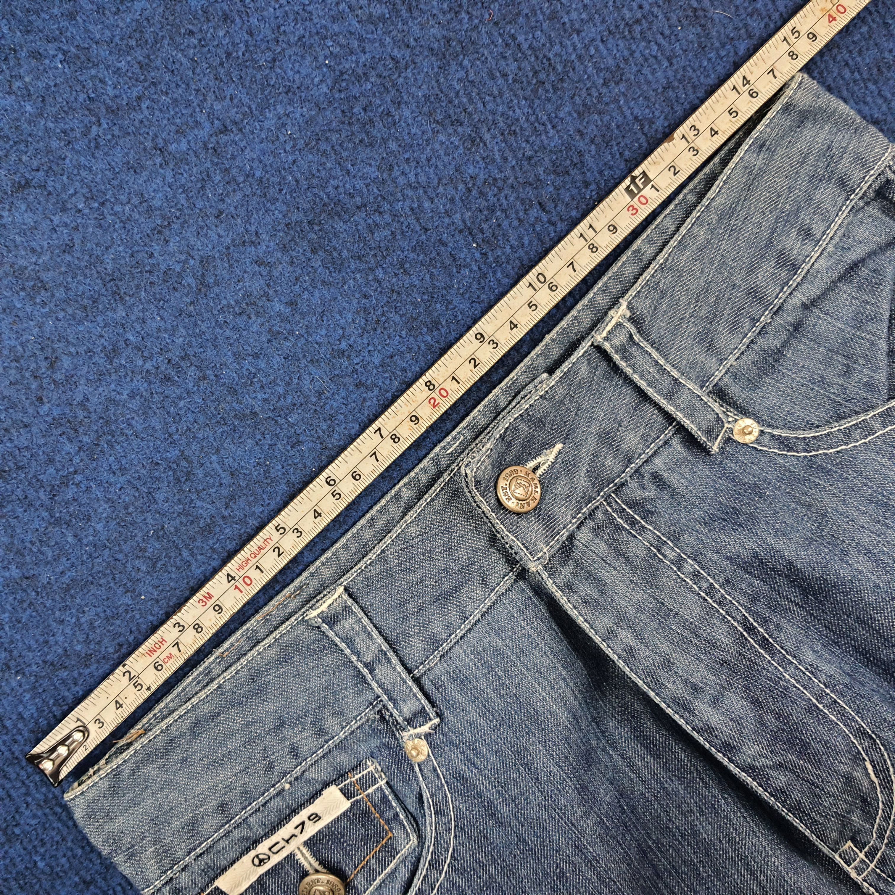 Designer × Karl Kani × Vintage Vintage Karl Kani CH79 Cargo Style Hiphop Designer Jeans Size US 28 / EU 44 - 12 Thumbnail