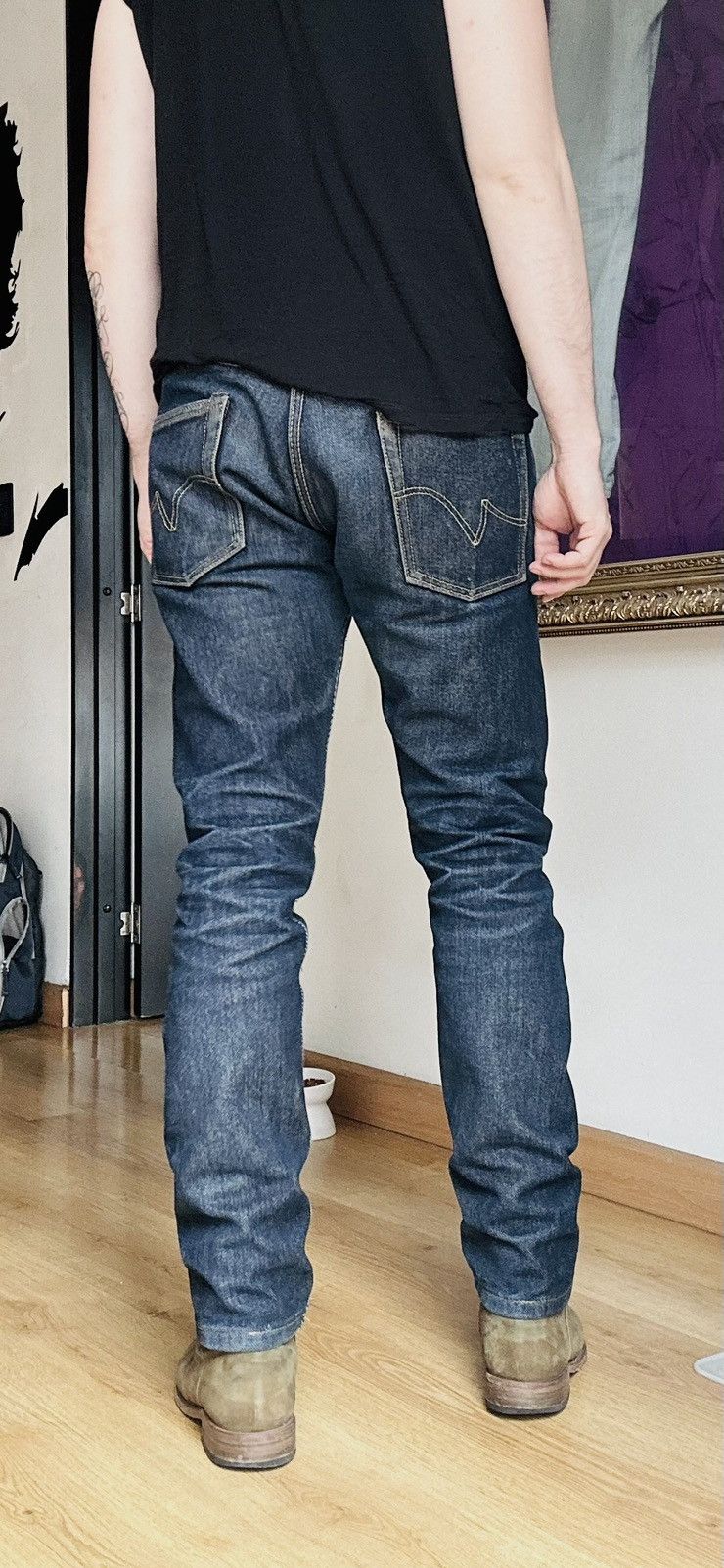 Iron Heart Iron Heart 777 21oz custom selvedge 32x30 tapered Size US 32 / EU 48 - 18 Thumbnail