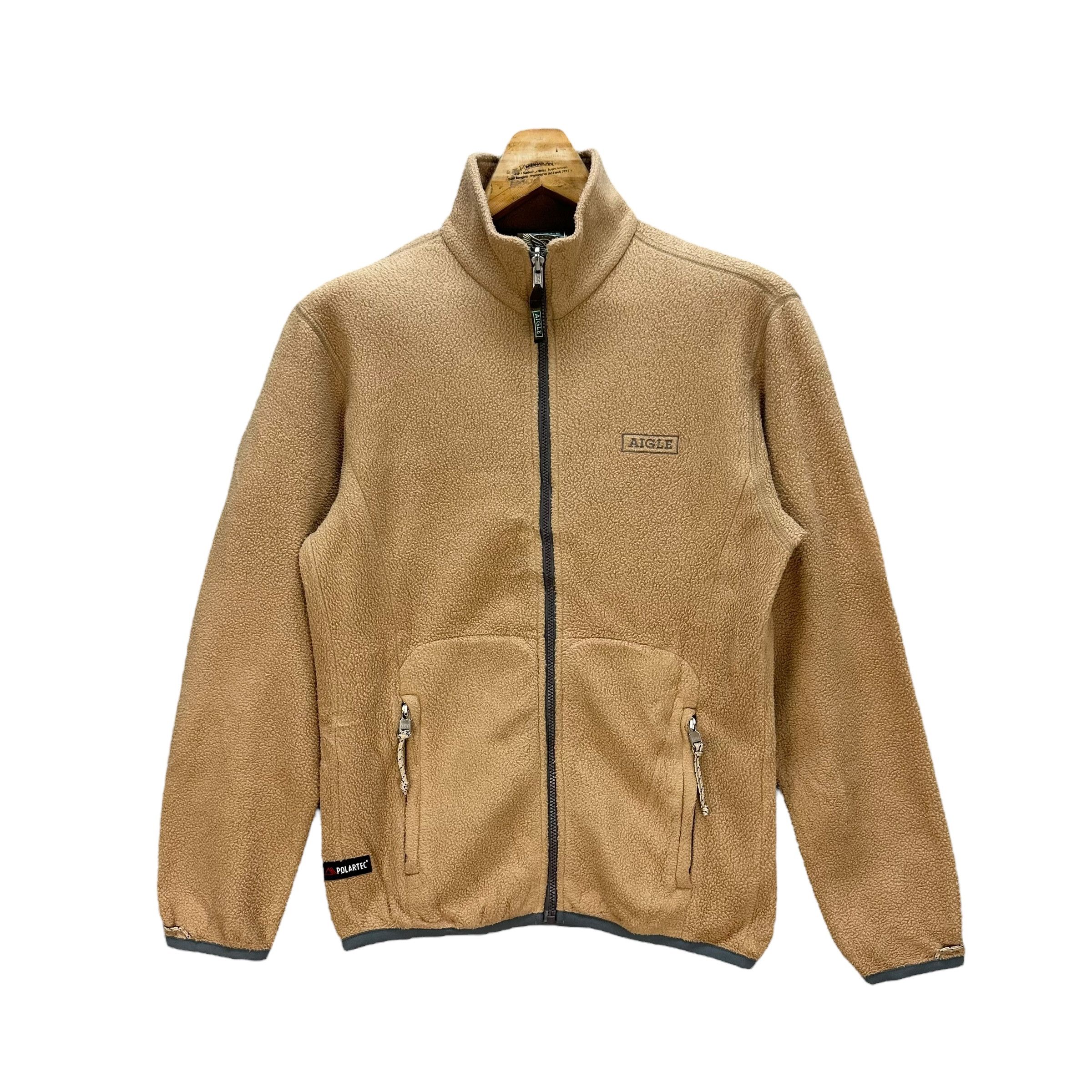 Aigle AIGLE POLARTEC BROWN FLEECE JACKET #8944-041 Size US XS / EU 42 / 0 - 1 Thumbnail