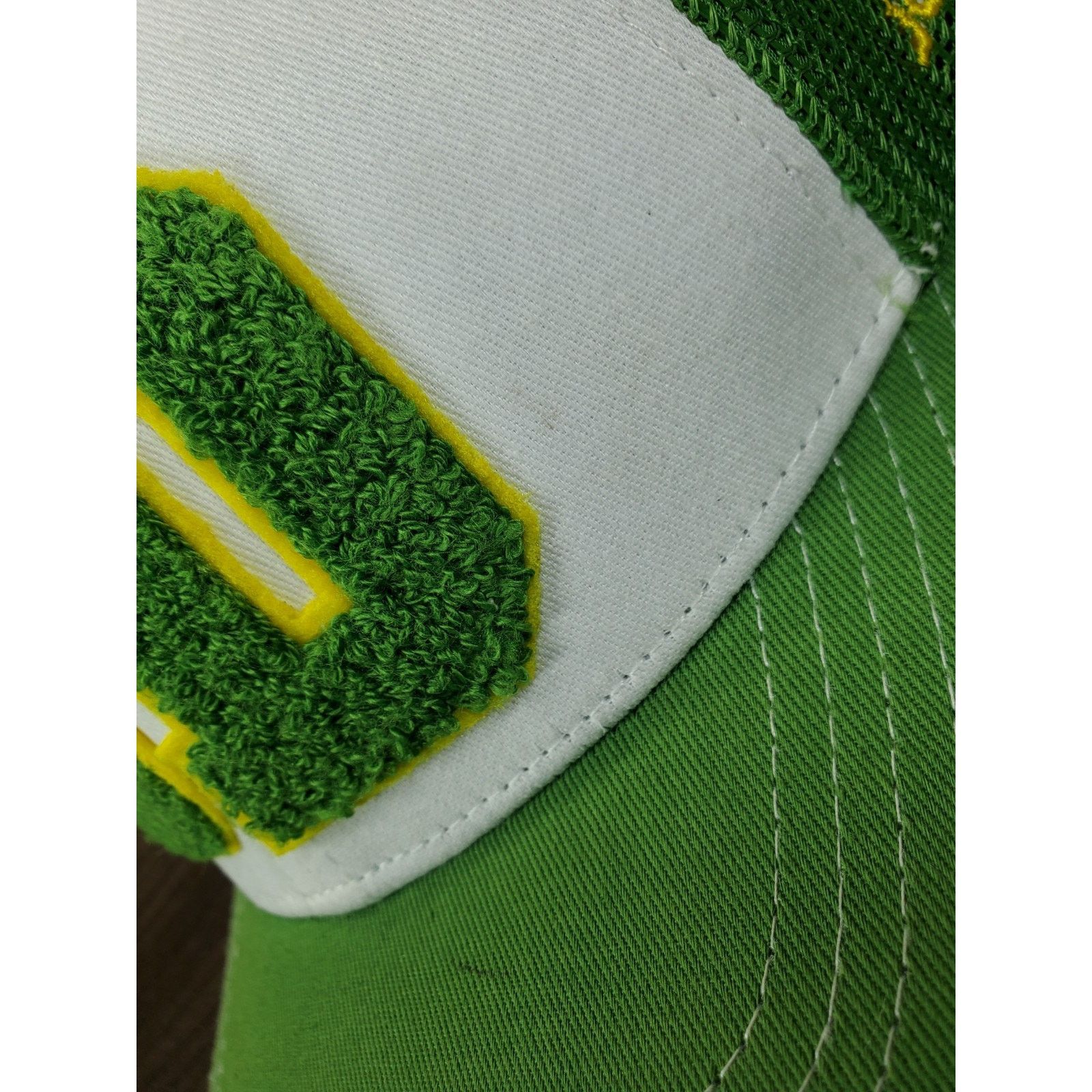 John Deere John Deere Hat Adjustable Snapback Cap Fuzzy Lawn Turf Logo Size ONE SIZE - 9 Thumbnail