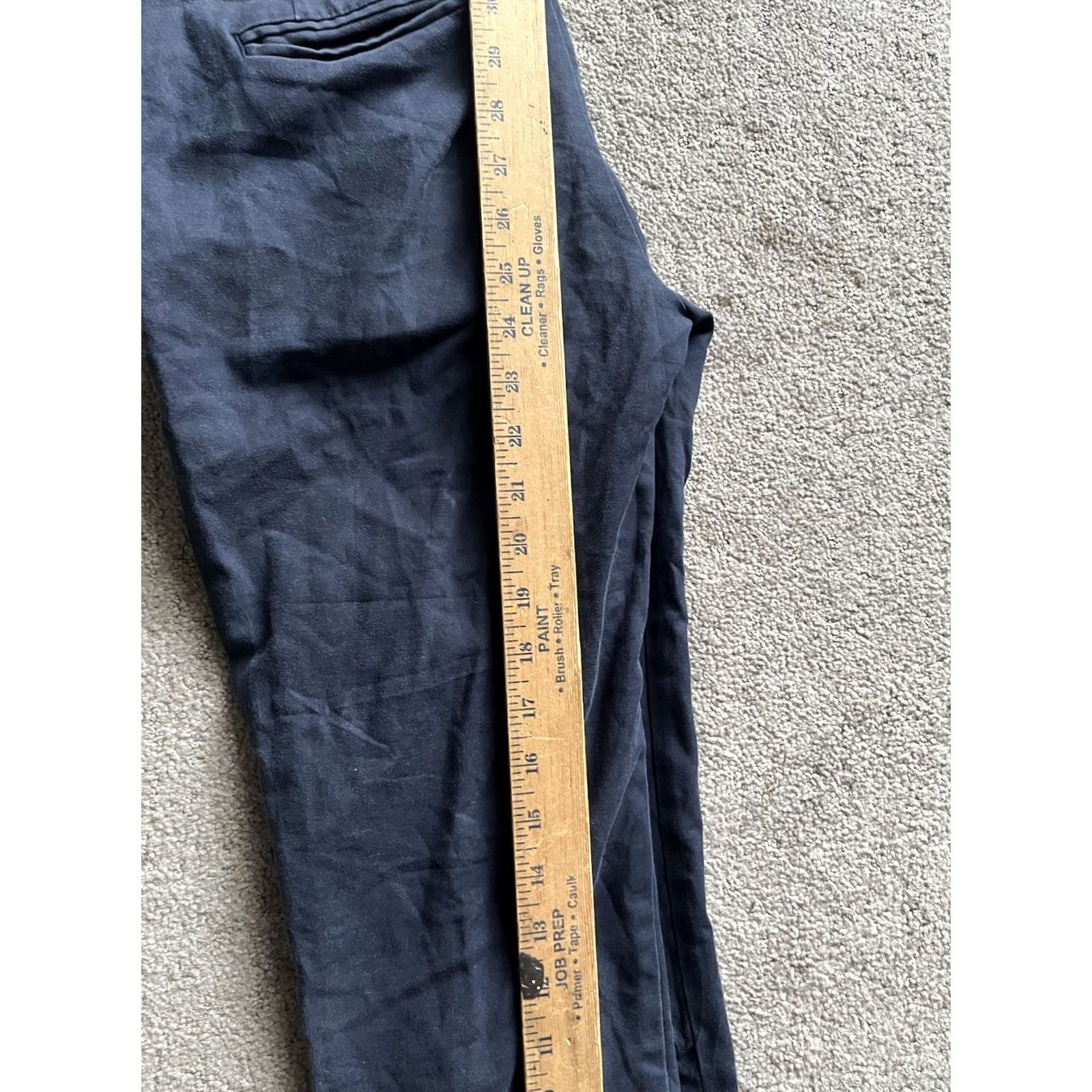 Gap Gap Slim Cropped Stretch PANTS Women 4 Blue Pockets Size 4 Regular Navy Cropped Slim Stretch Size 27" / US 4 / IT 40 - 6 Thumbnail