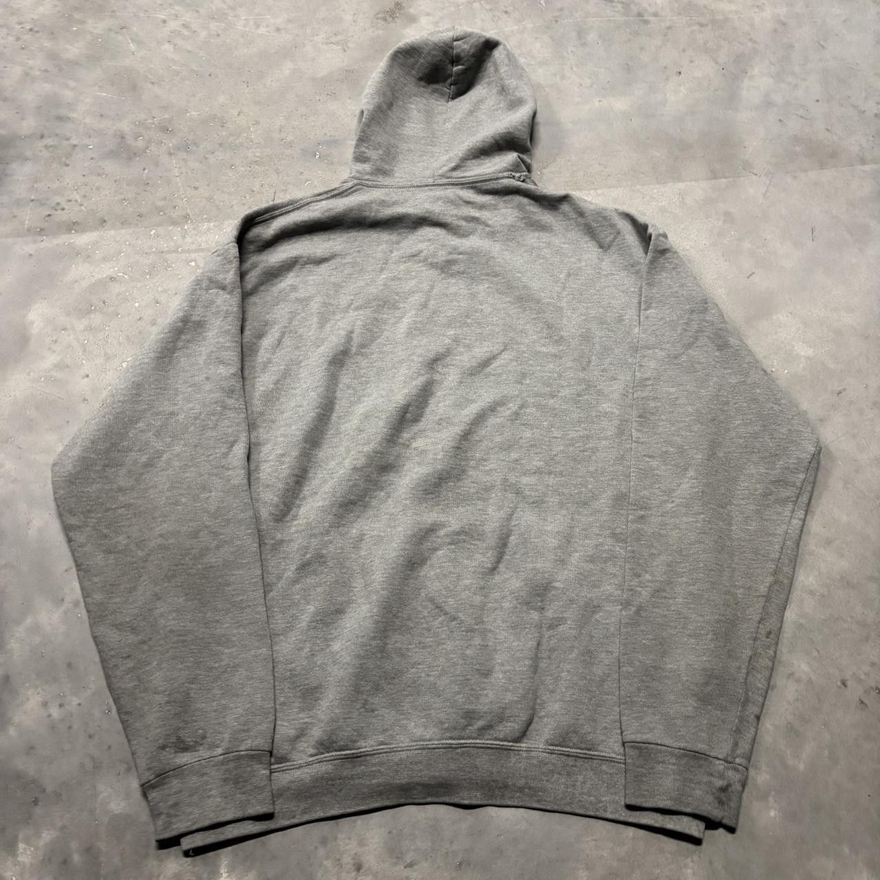 Japanese Brand × Vintage Crazy Vintage Y2K/2000s Light Grey Blank Essential Hoodie! Size US L / EU 52-54 / 3 - 8 Thumbnail